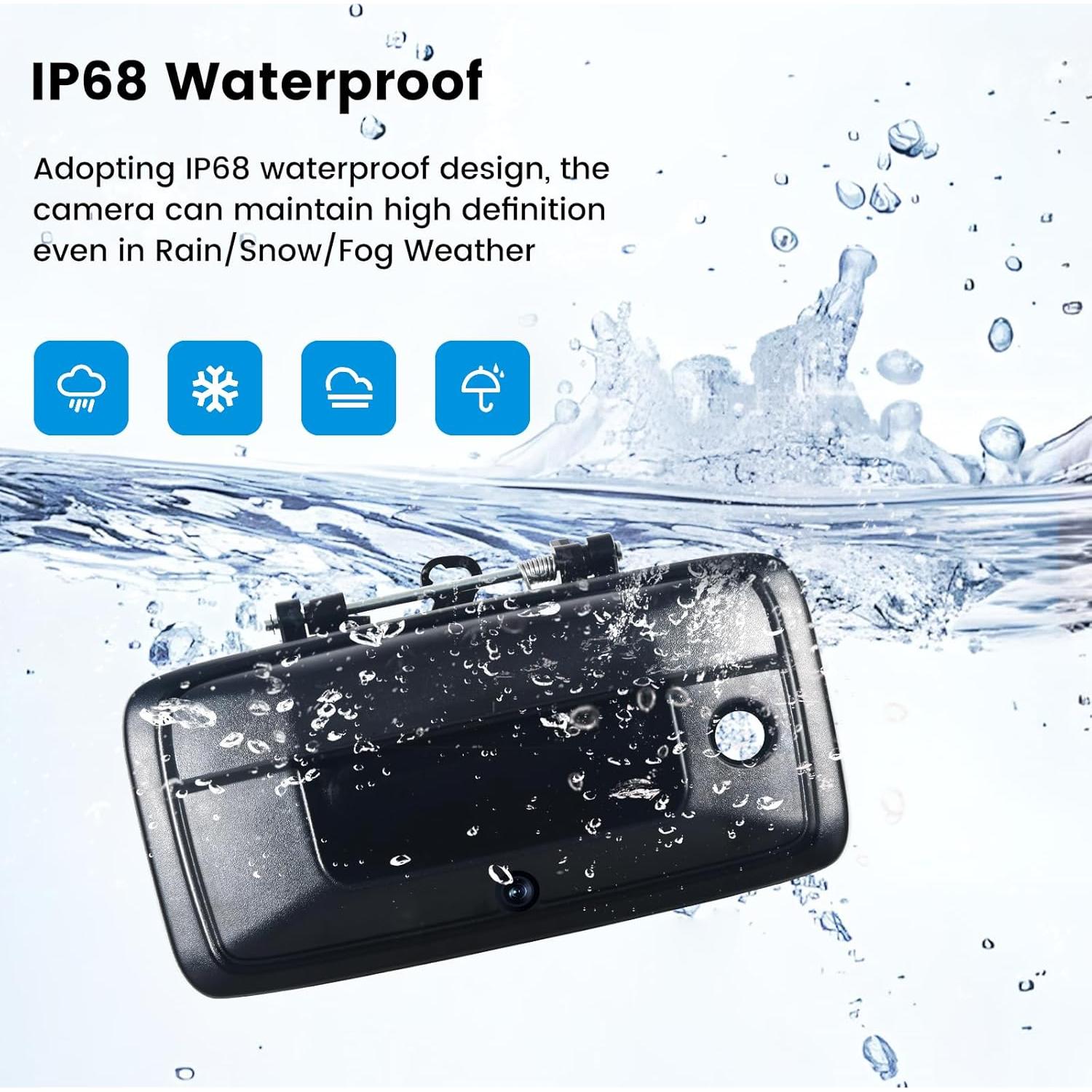 Cámara de Reversa Dasaita 1080P para Chevrolet Silverado 2014-2015