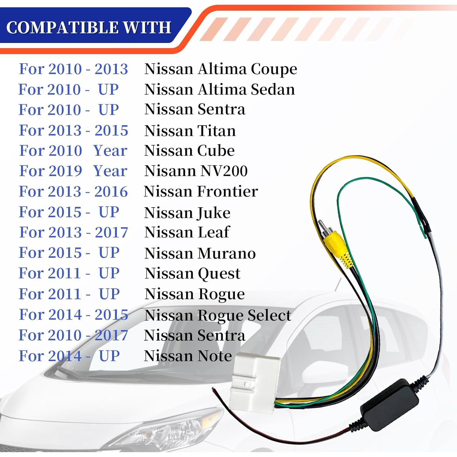 Arnés de Cable de Cámara de Respaldo Autokemat UX-NI006 para Nissan