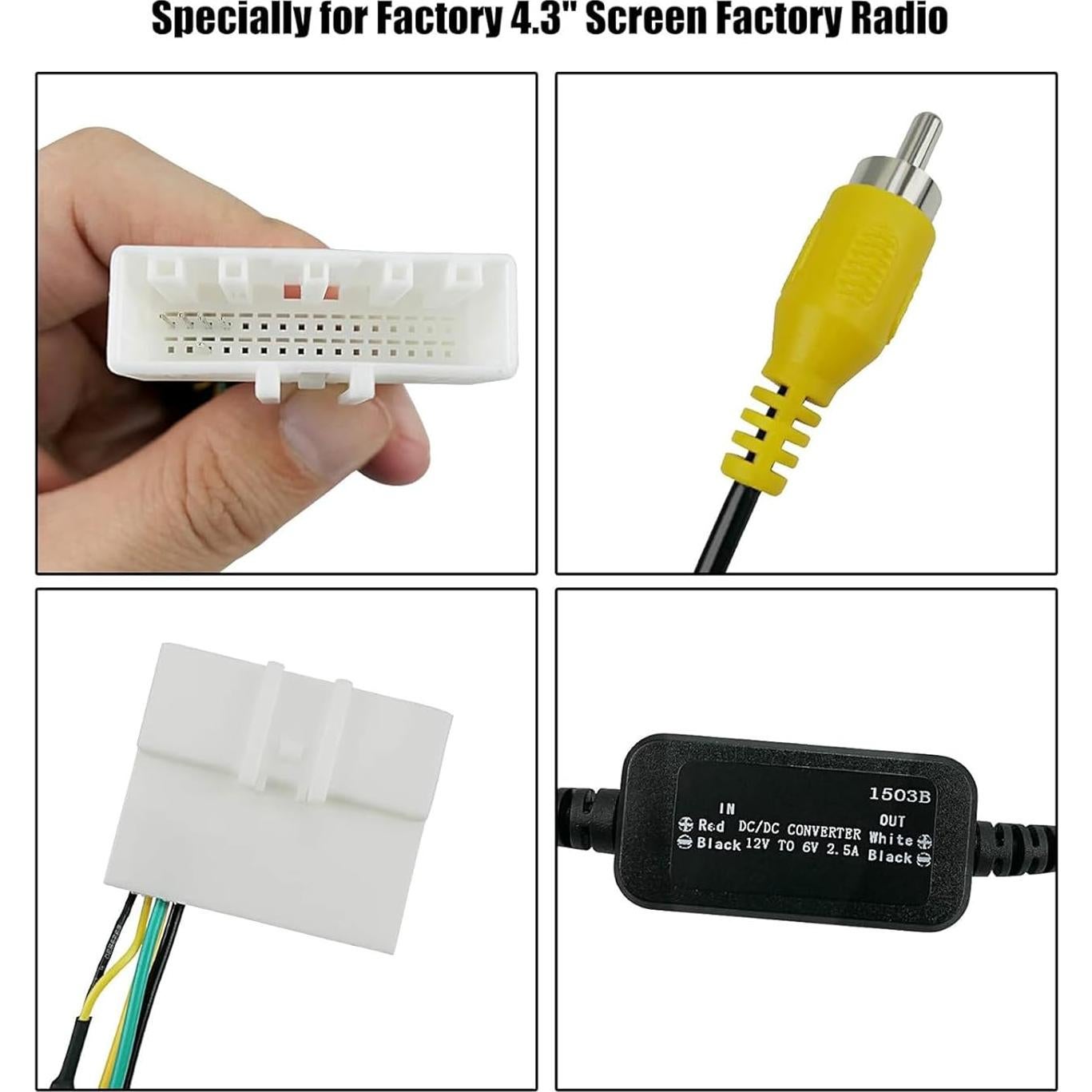 Arnés de Cable de Cámara de Respaldo Autokemat UX-NI006 para Nissan