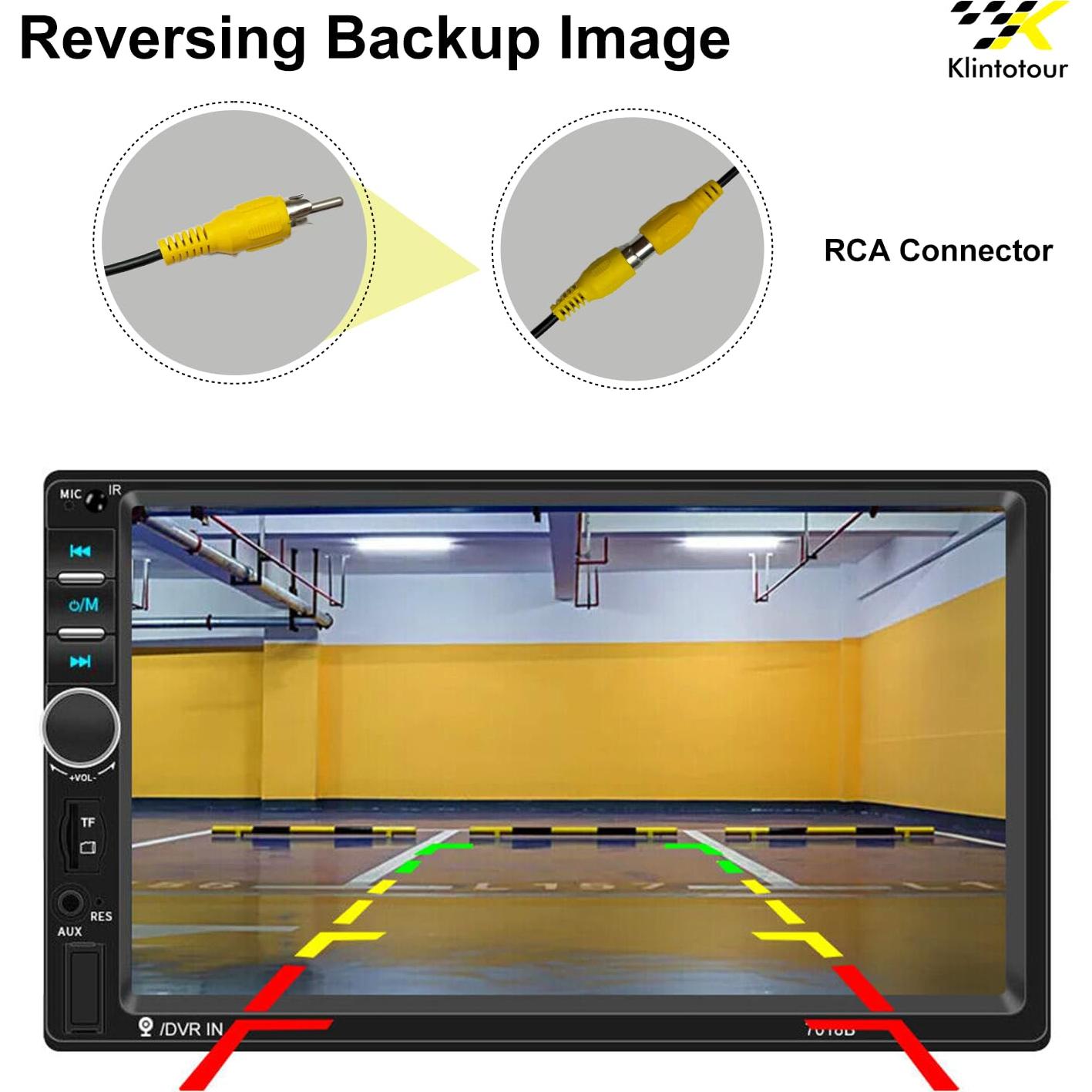 Adaptador de cámara de respaldo Klintotour para Chrysler/Dodge/Jeep/Volkswagen