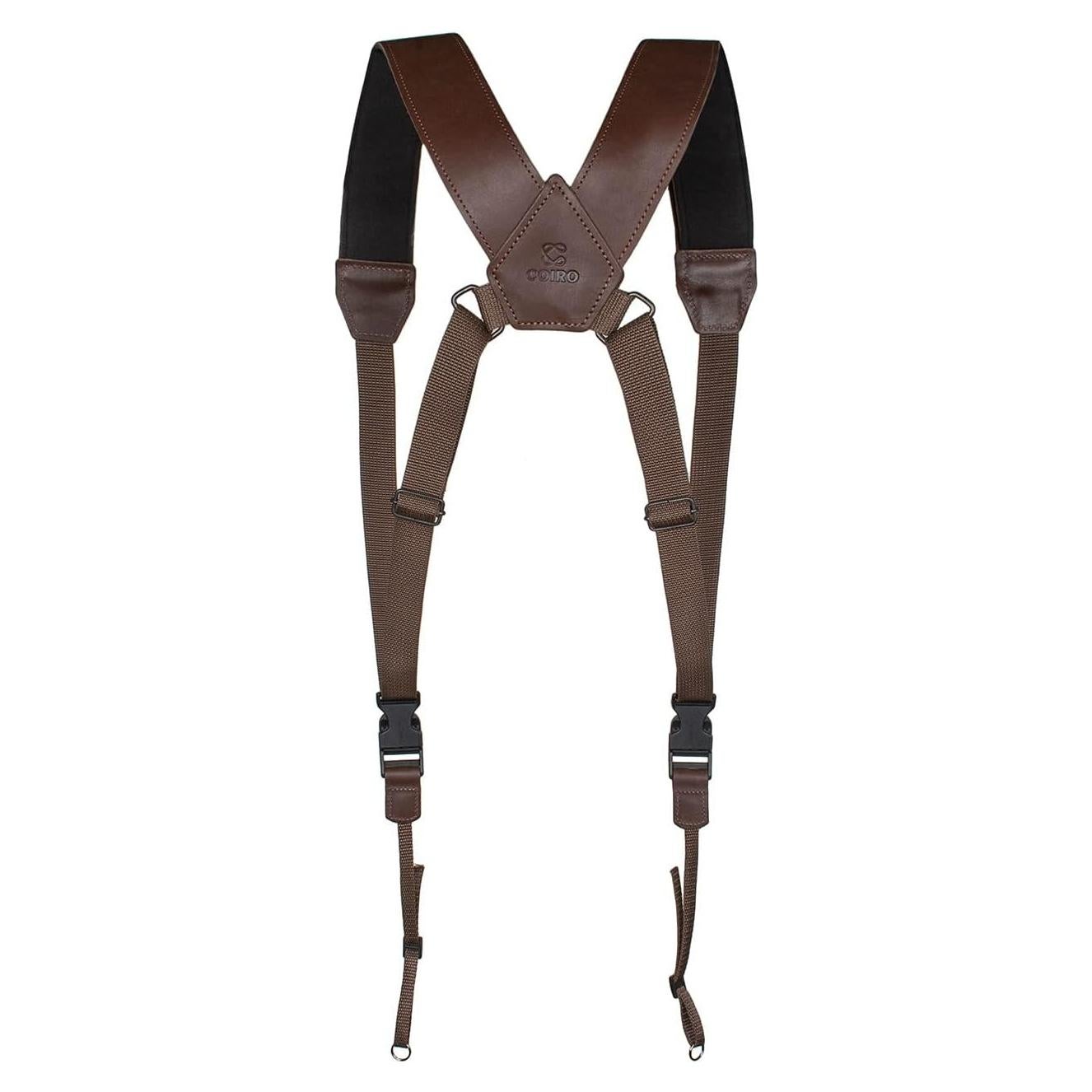 Arnés de Pecho COIRO para Cámara DSLR - Cuero Marrón
