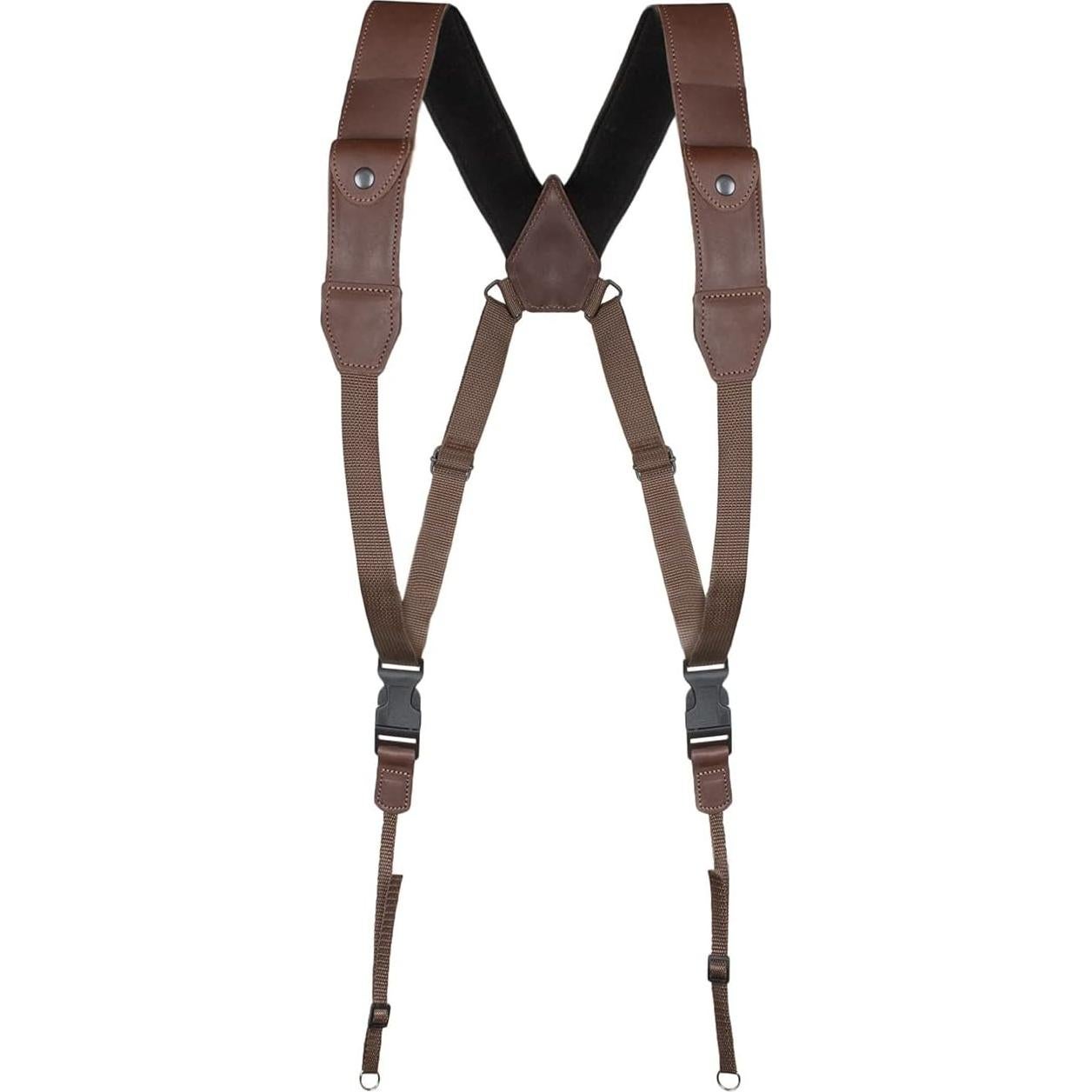 Arnés de Pecho COIRO para Cámara DSLR - Cuero Marrón