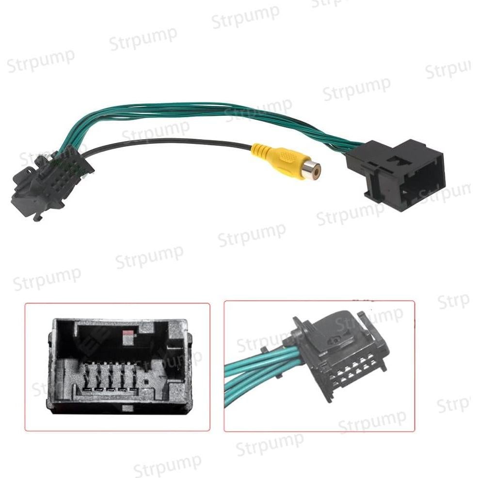 Cámara de Reversa para Automóvil Strpump, Adaptador RCA, Compatible Ford