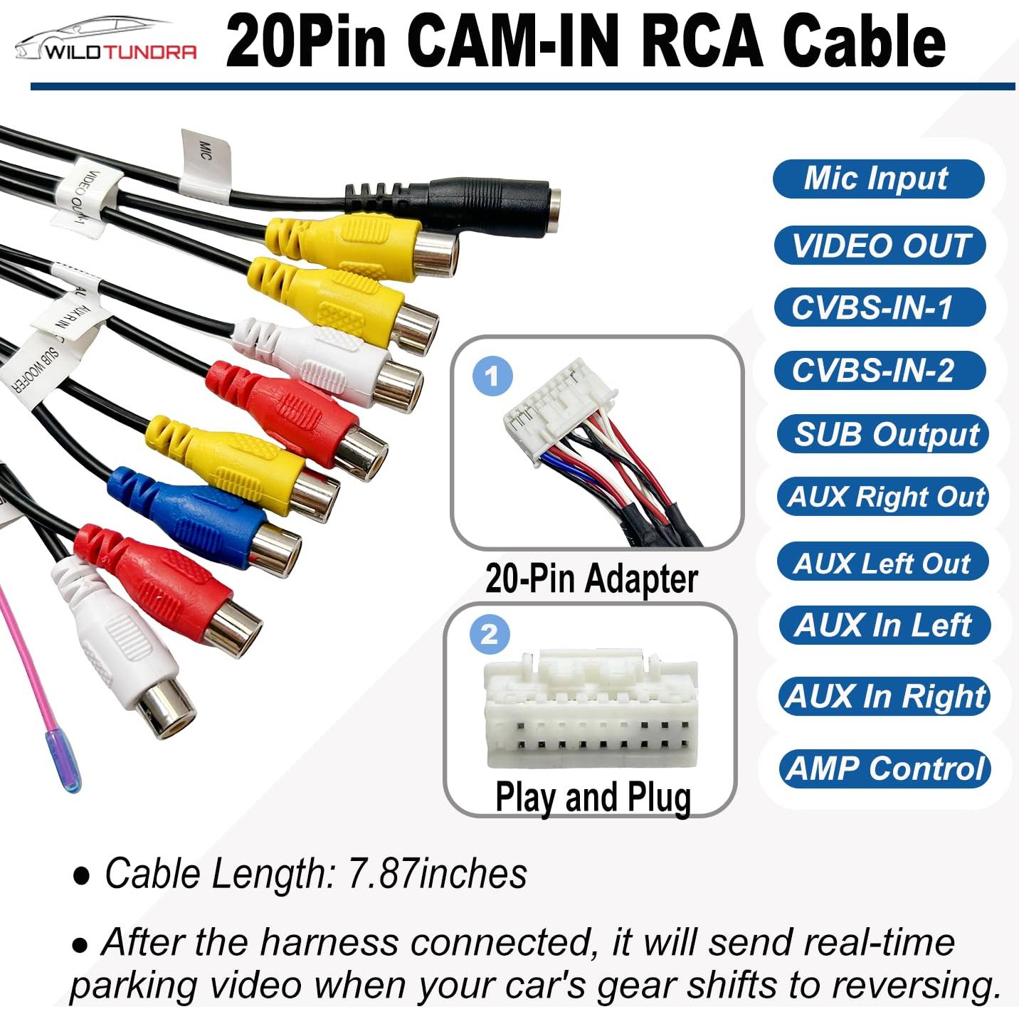 Kit de Arnés de Cableado ISO 16Pin para Estéreo Android