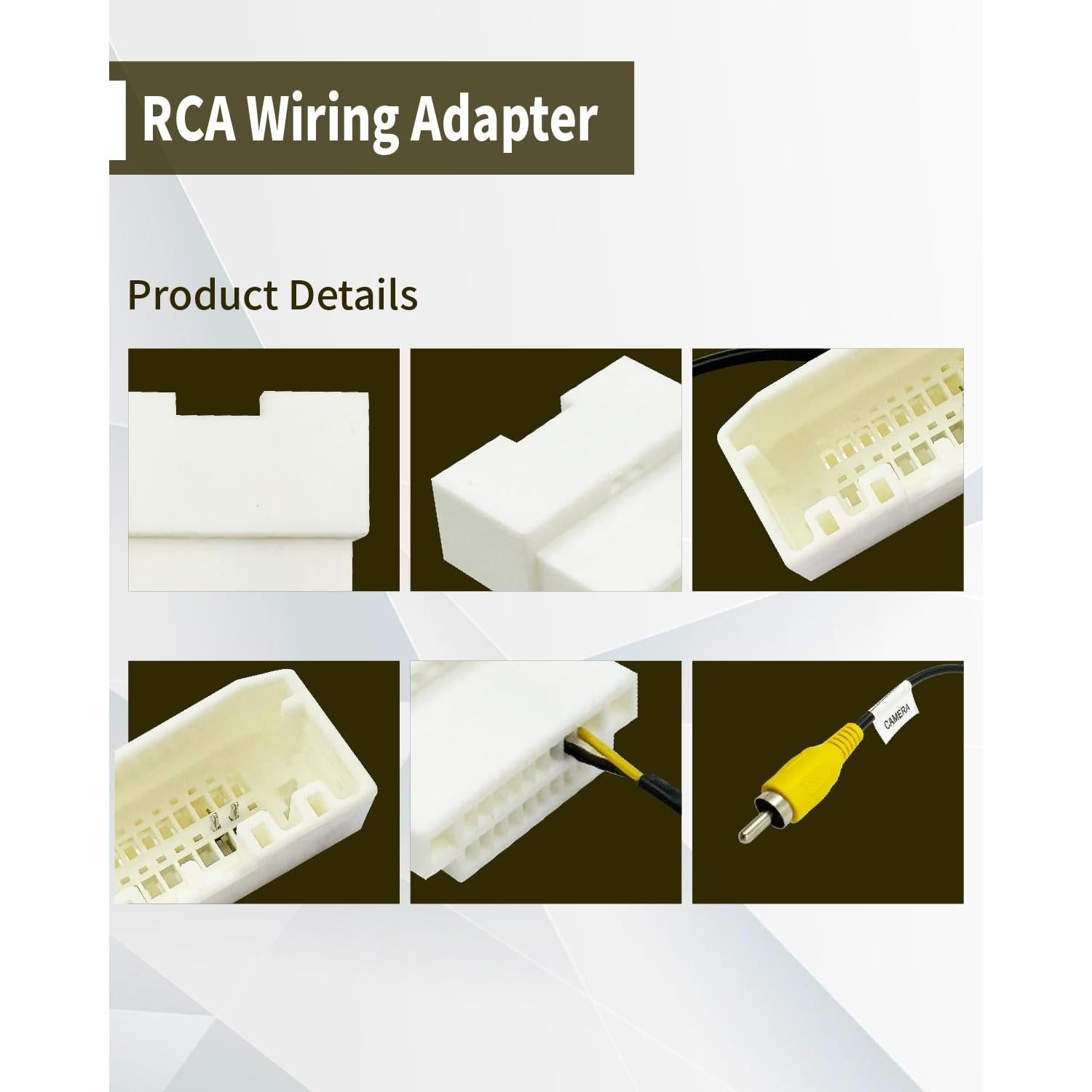 Arnés de cámara de respaldo universal eosorssa para Chrysler/Dodge/Jeep