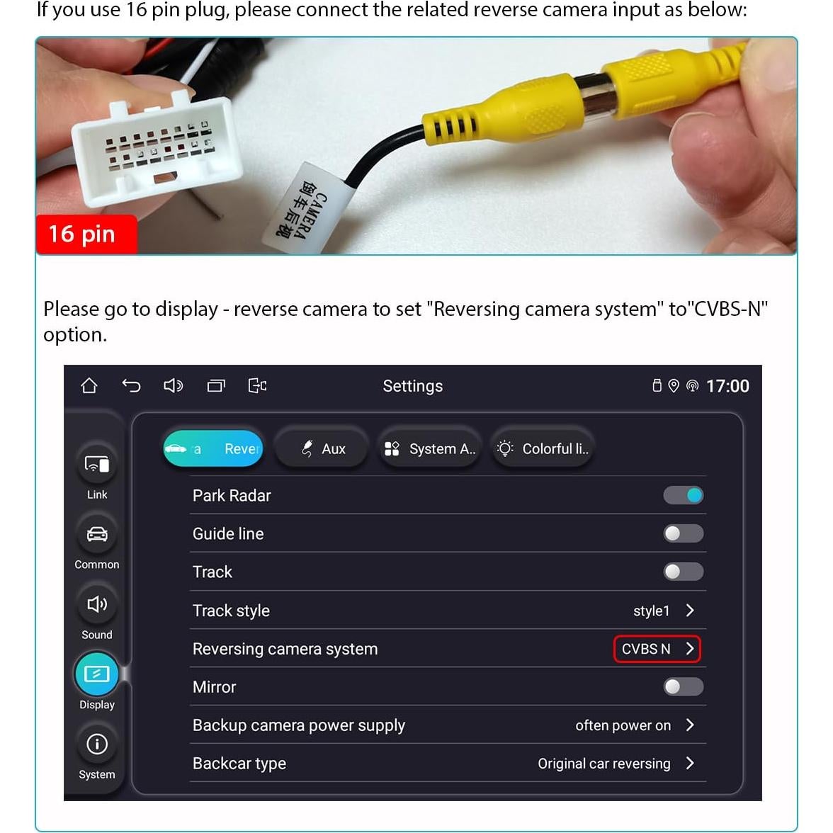 Adaptador de Cable de Alimentación Joying TU-CAN-N para Toyota