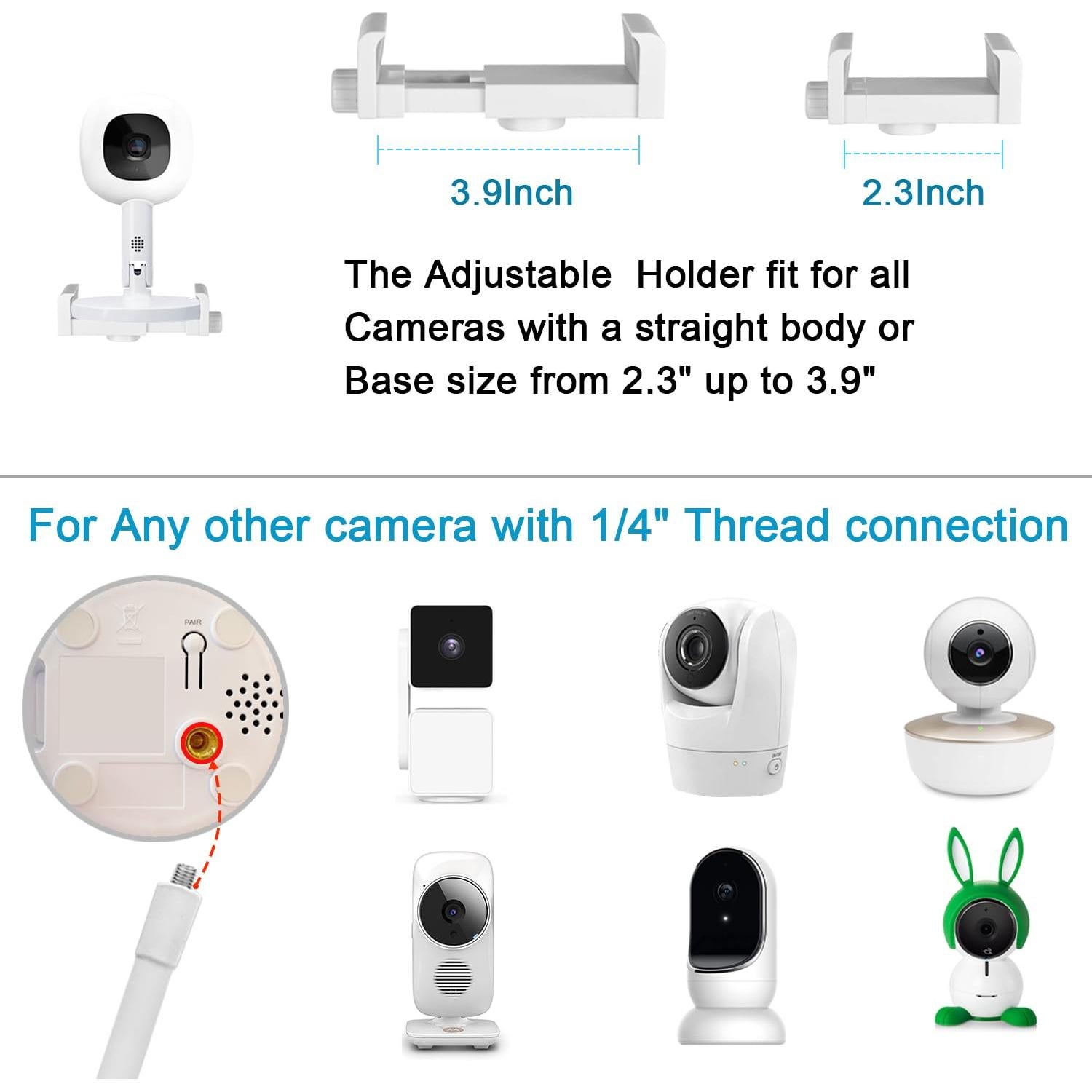 Soporte de Piso para Monitor de Bebé BFYTN Altura Ajustable 170 cm