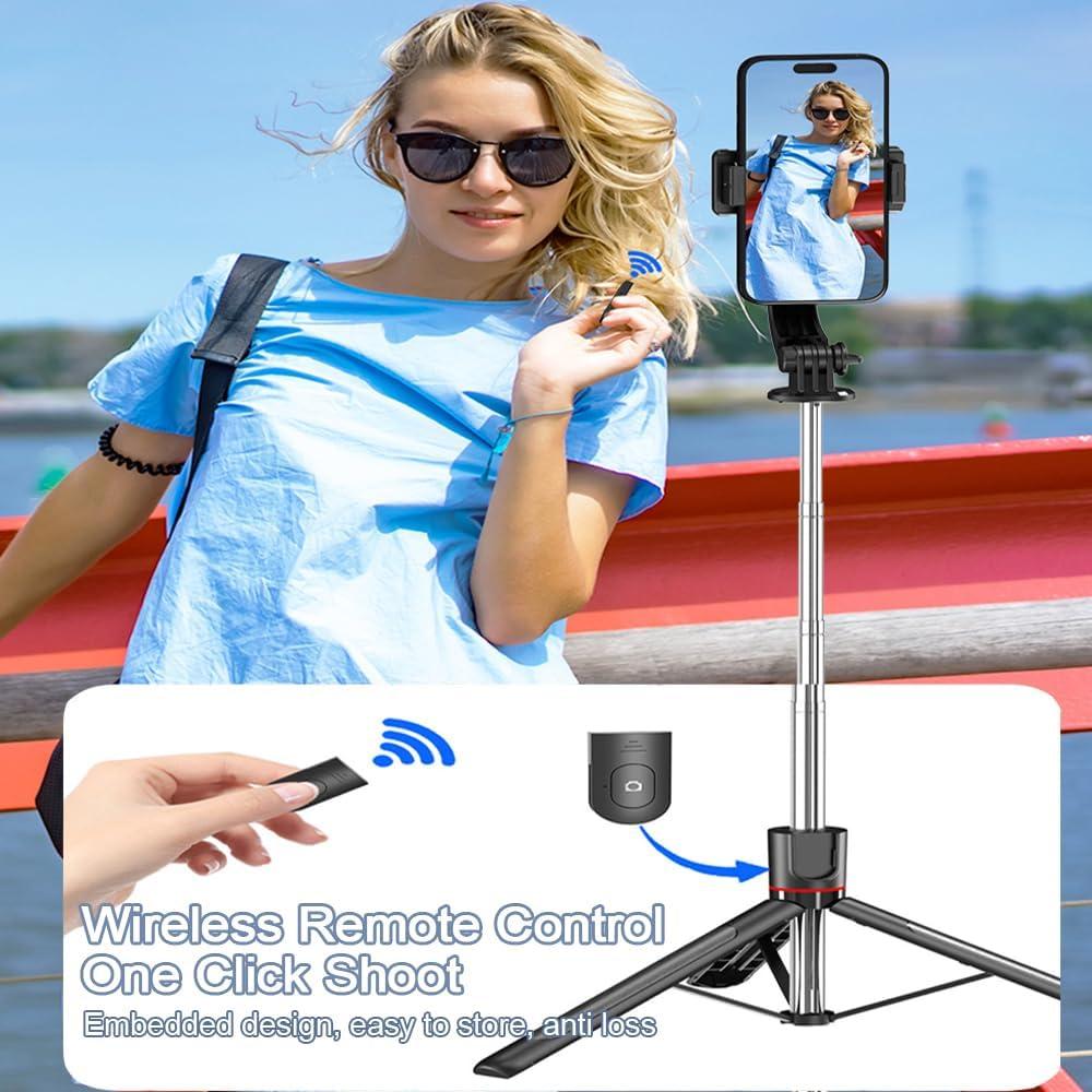 Trípode para Teléfono JIUHCORY 171 cm con Control Remoto