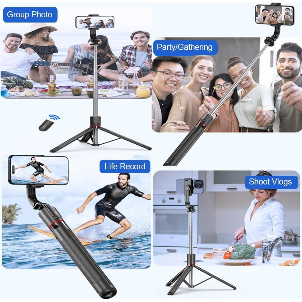 Trípode para Teléfono JIUHCORY 171 cm con Control Remoto