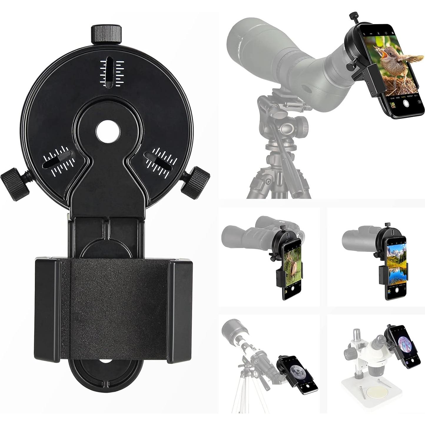 Adaptador de Teléfono para Telescopios y Prismáticos Celticbird