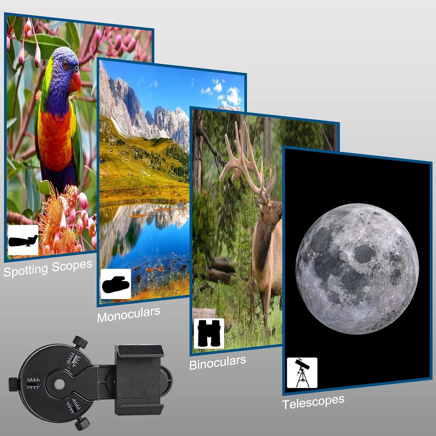 Adaptador de Teléfono para Telescopios y Prismáticos Celticbird