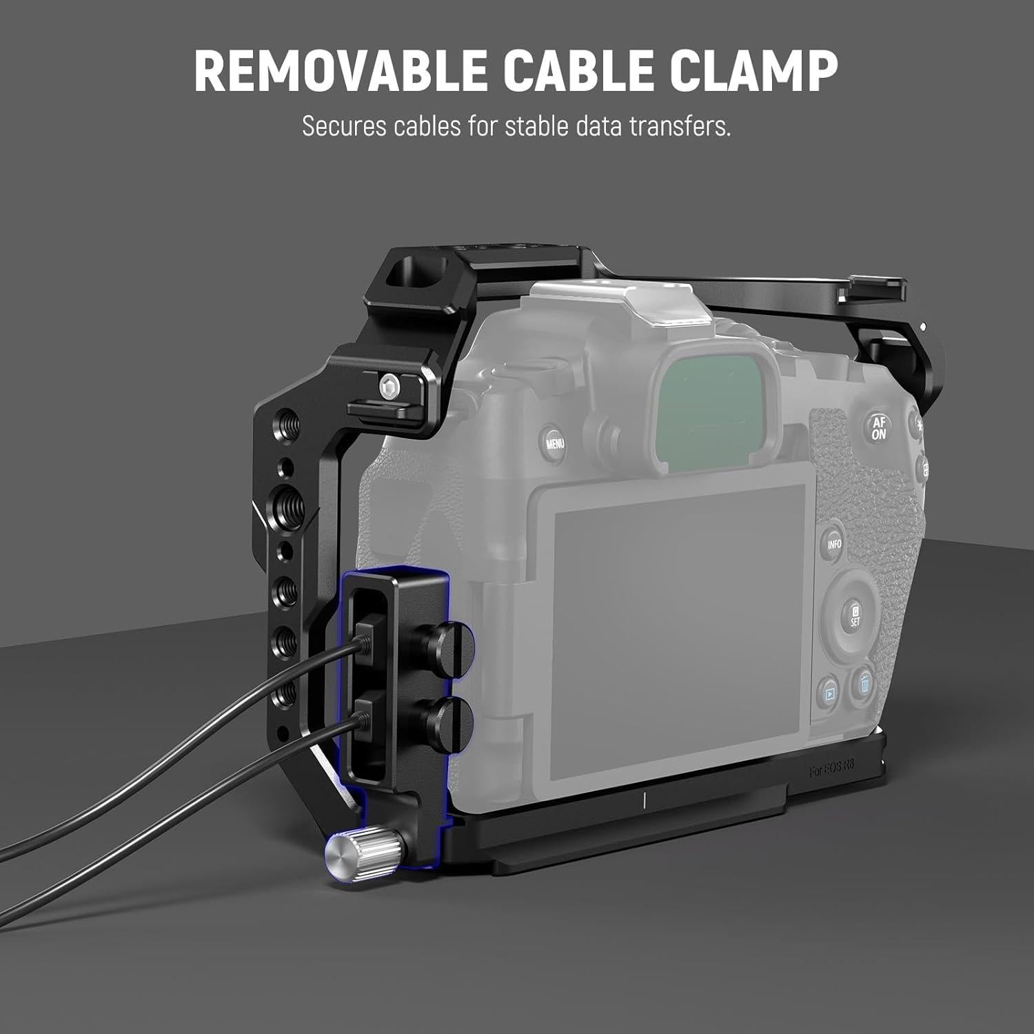 Jaula de Cámara NEEWER para Canon R8 - Aluminio, Ligera y Segura