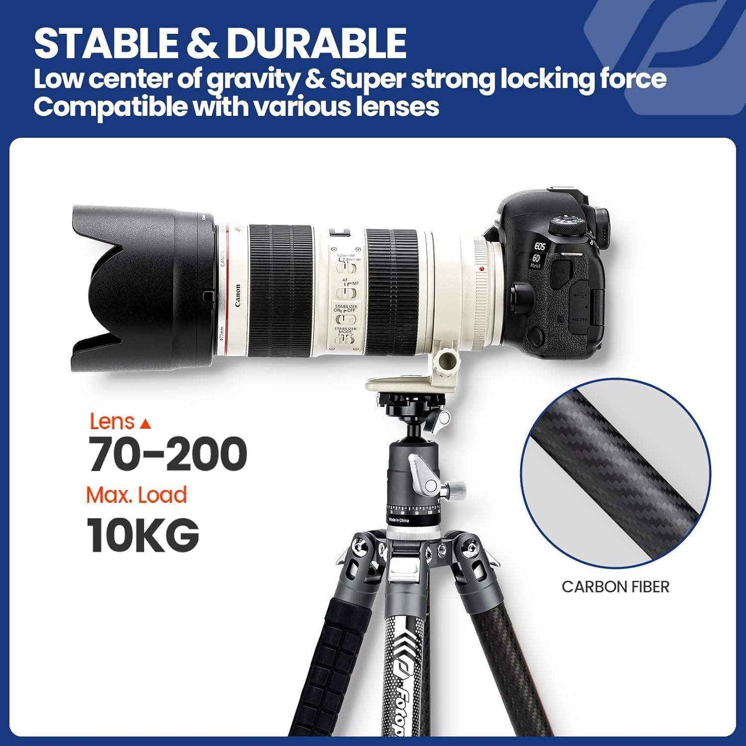 Trípode de Fibra de Carbono Fotopro X-Aircross 3 157.5cm