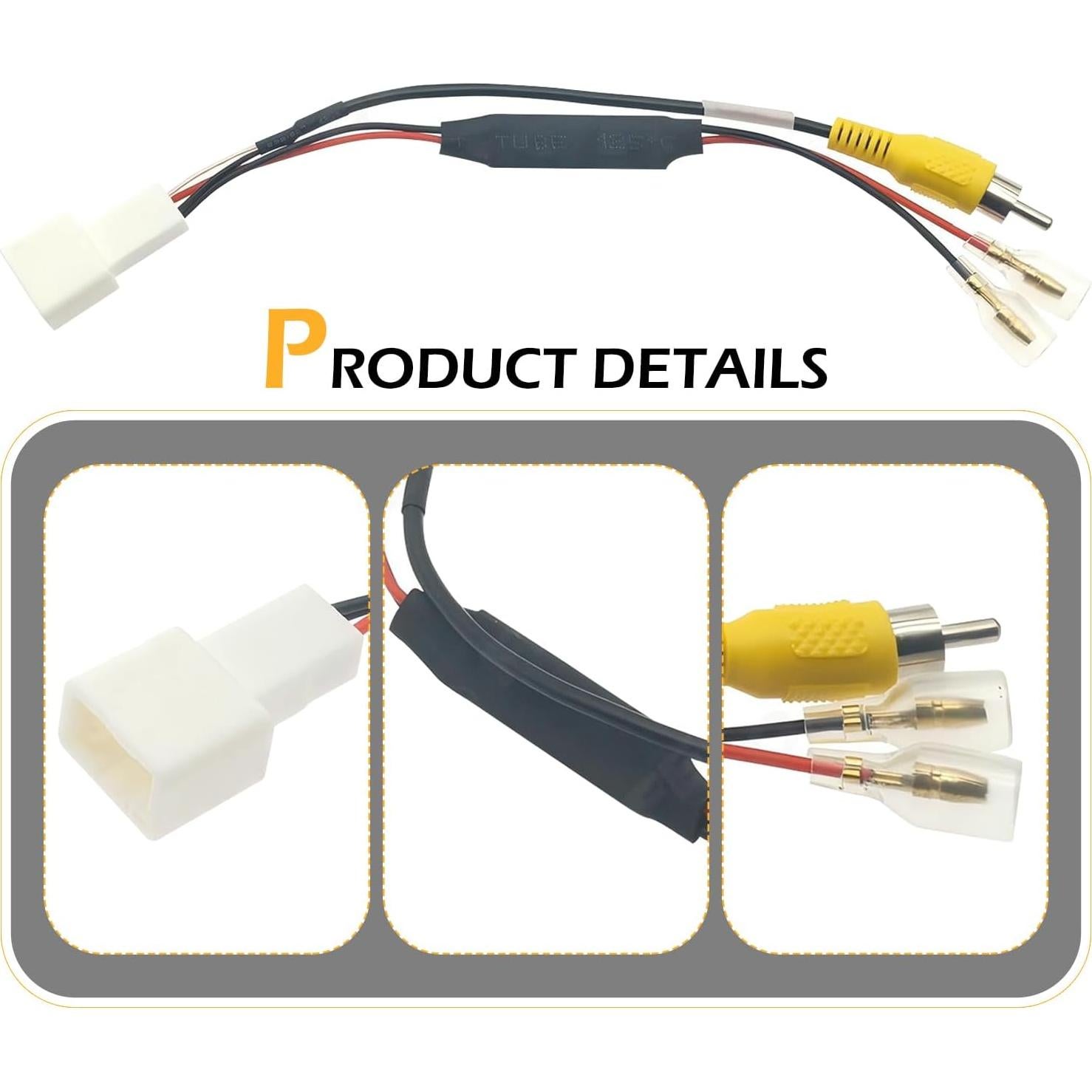 Cable de Conexión de Cámara de Respaldo 4 Pines Arwrilt