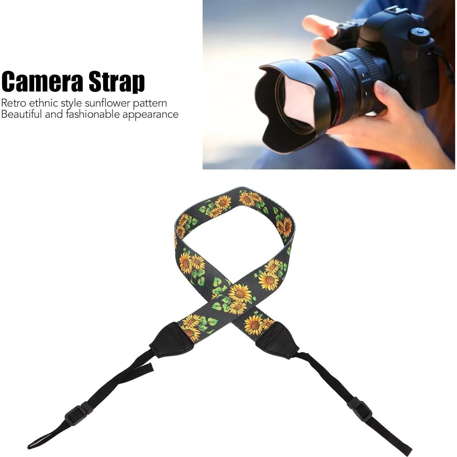 Correa de Hombro para Cámara Cyrank, Estilo Étnico Girasol