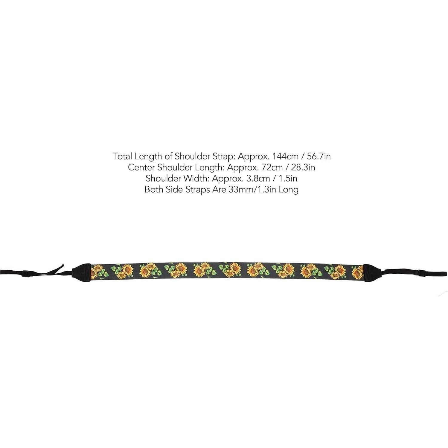 Correa de Hombro para Cámara Cyrank, Estilo Étnico Girasol