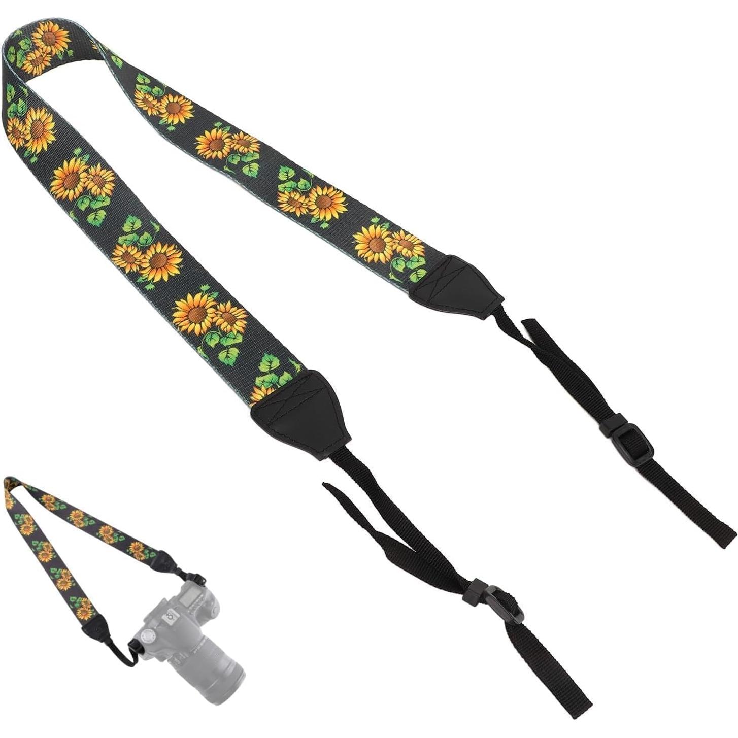 Correa de Hombro para Cámara Cyrank, Estilo Étnico Girasol