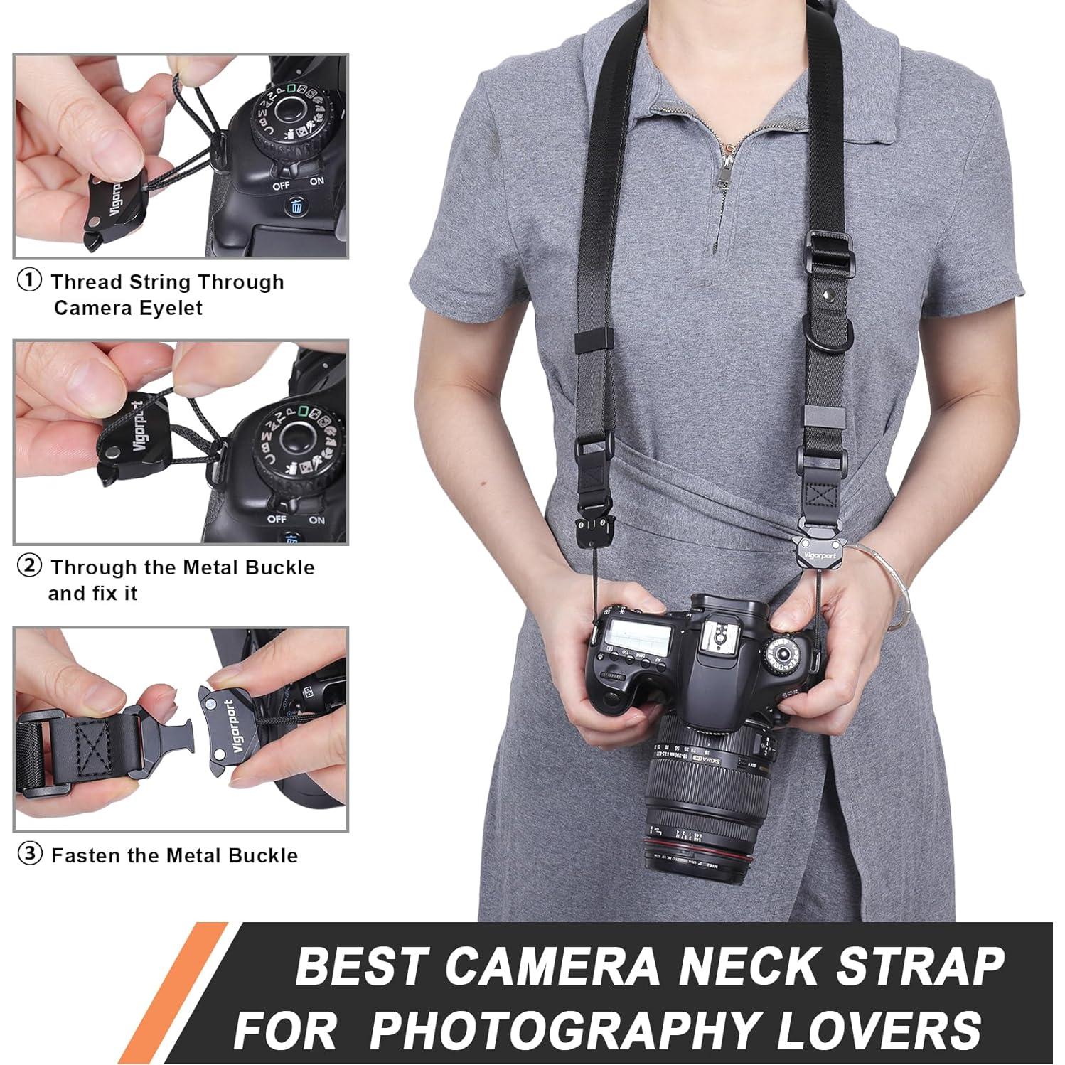 Correa para cámara Vigorport ajustable 94-153 cm nylon