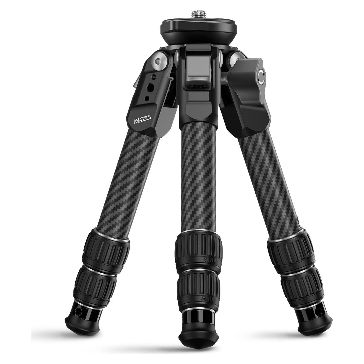 Trípode Mini SIRUI AM-223LS Fibra de Carbono 15kg 0.74kg