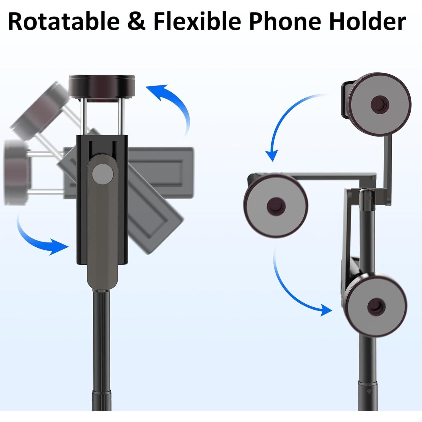 Trípode de Aluminio Plegable pperfcoo para Selfies 83.8 cm