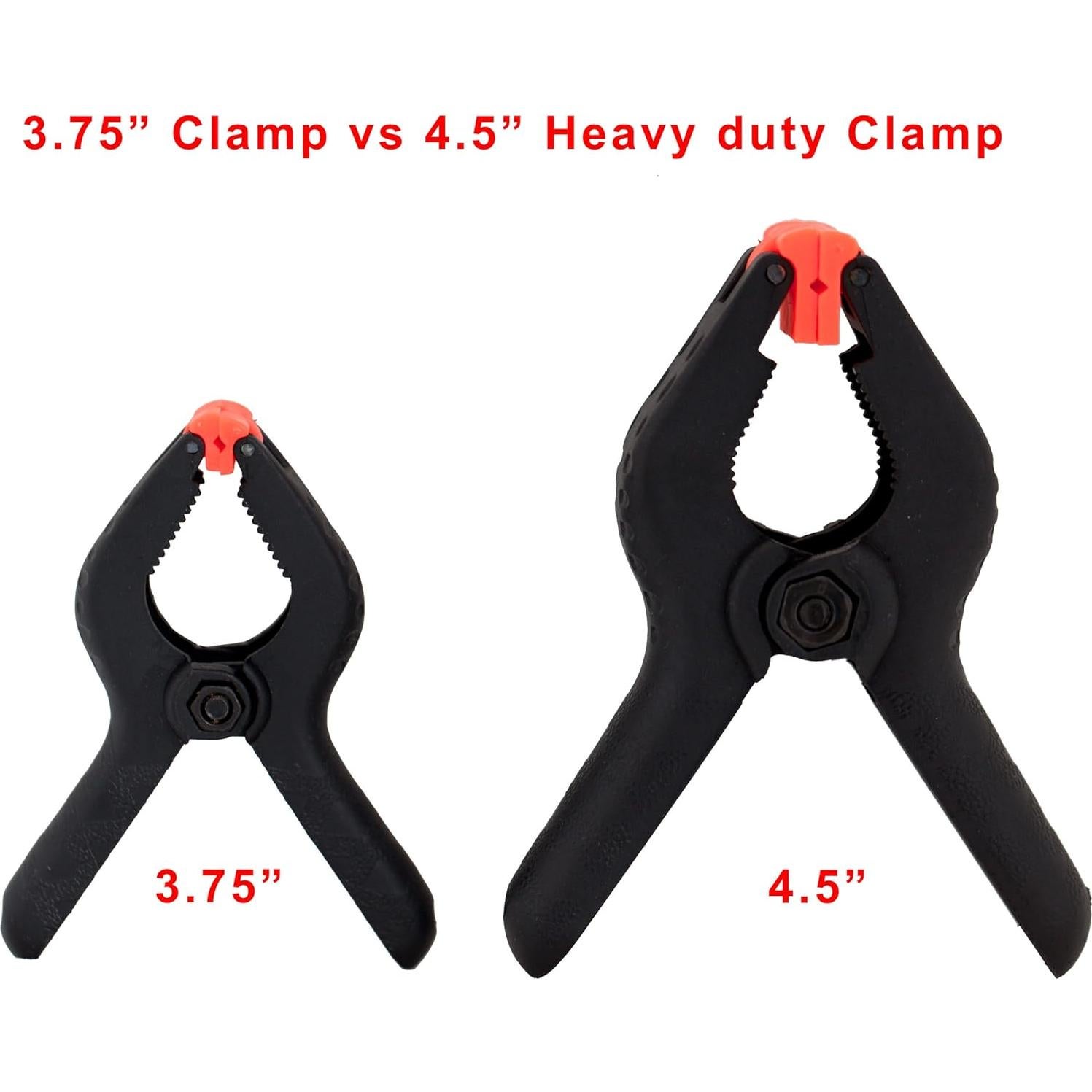 Abrazaderas de Muselina Cheaplights 11.4 cm 6 Pzas