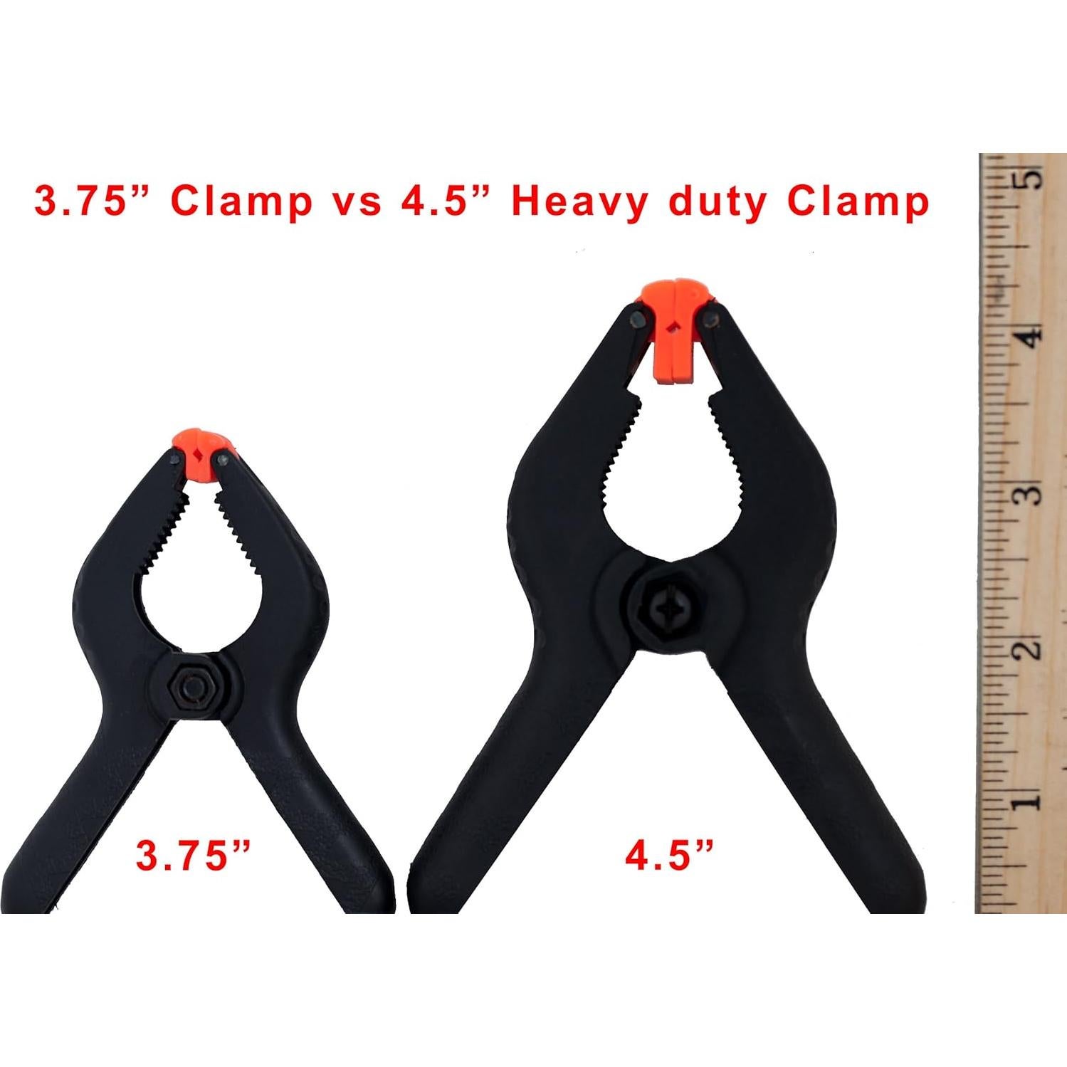 Abrazaderas de Muselina Cheaplights 11.4 cm 6 Pzas