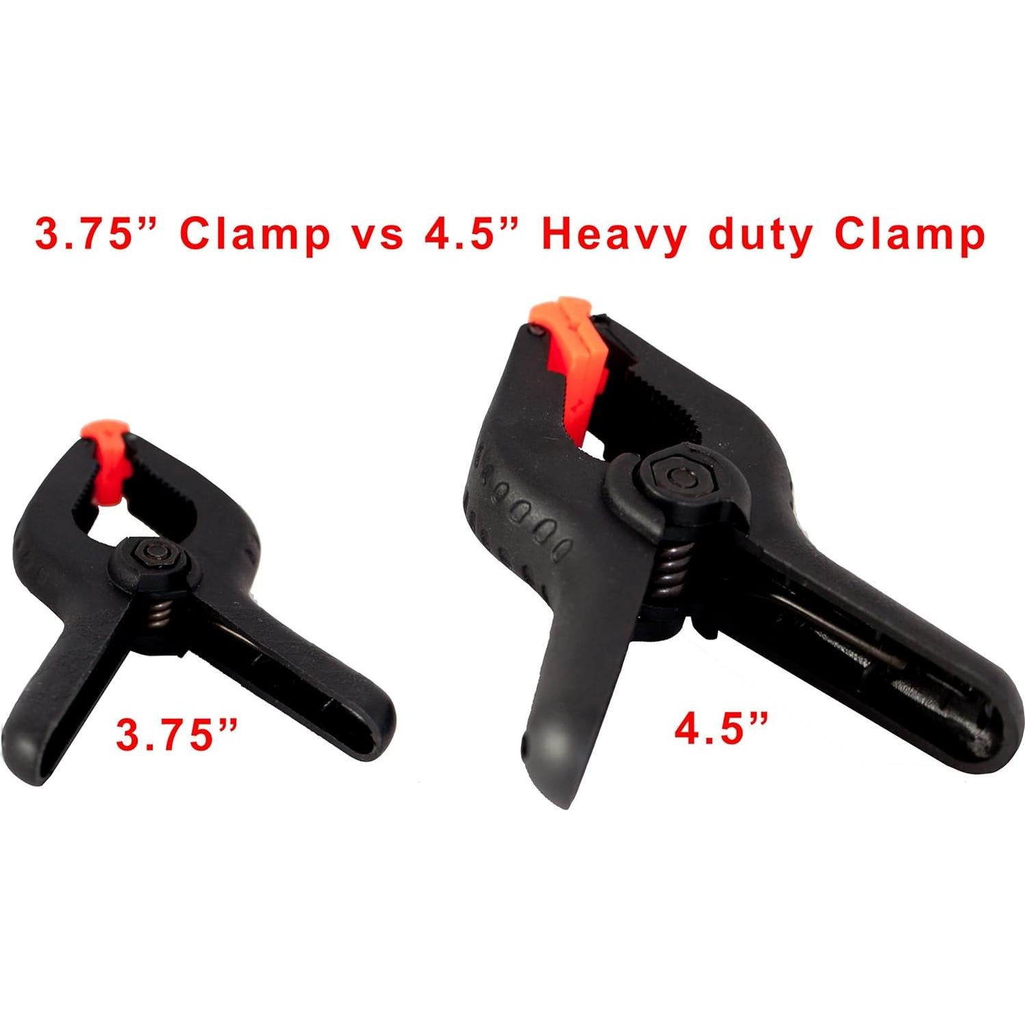 Abrazaderas de Muselina Cheaplights 11.4 cm 6 Pzas