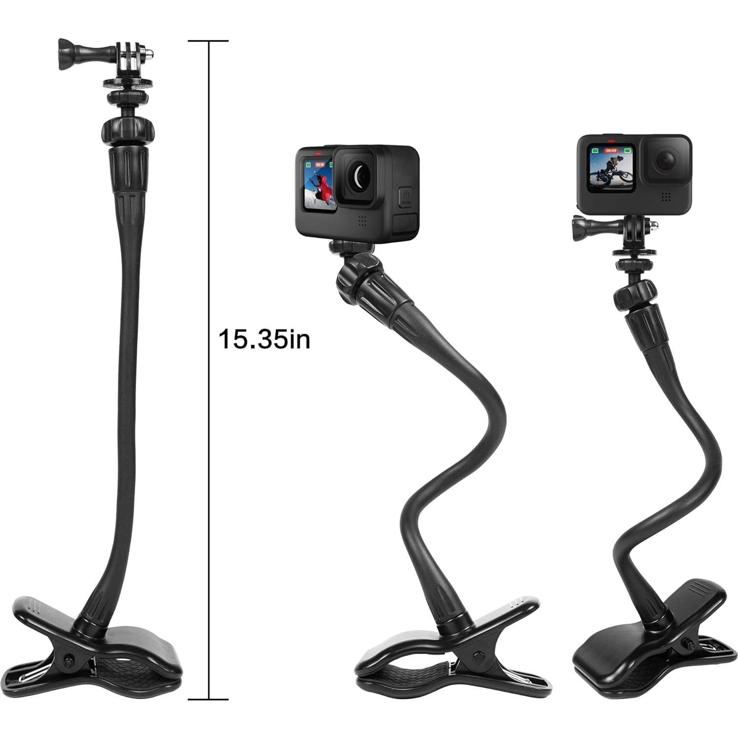 Soporte de Abrazadera Flexible Treabow para Webcam y GoPro