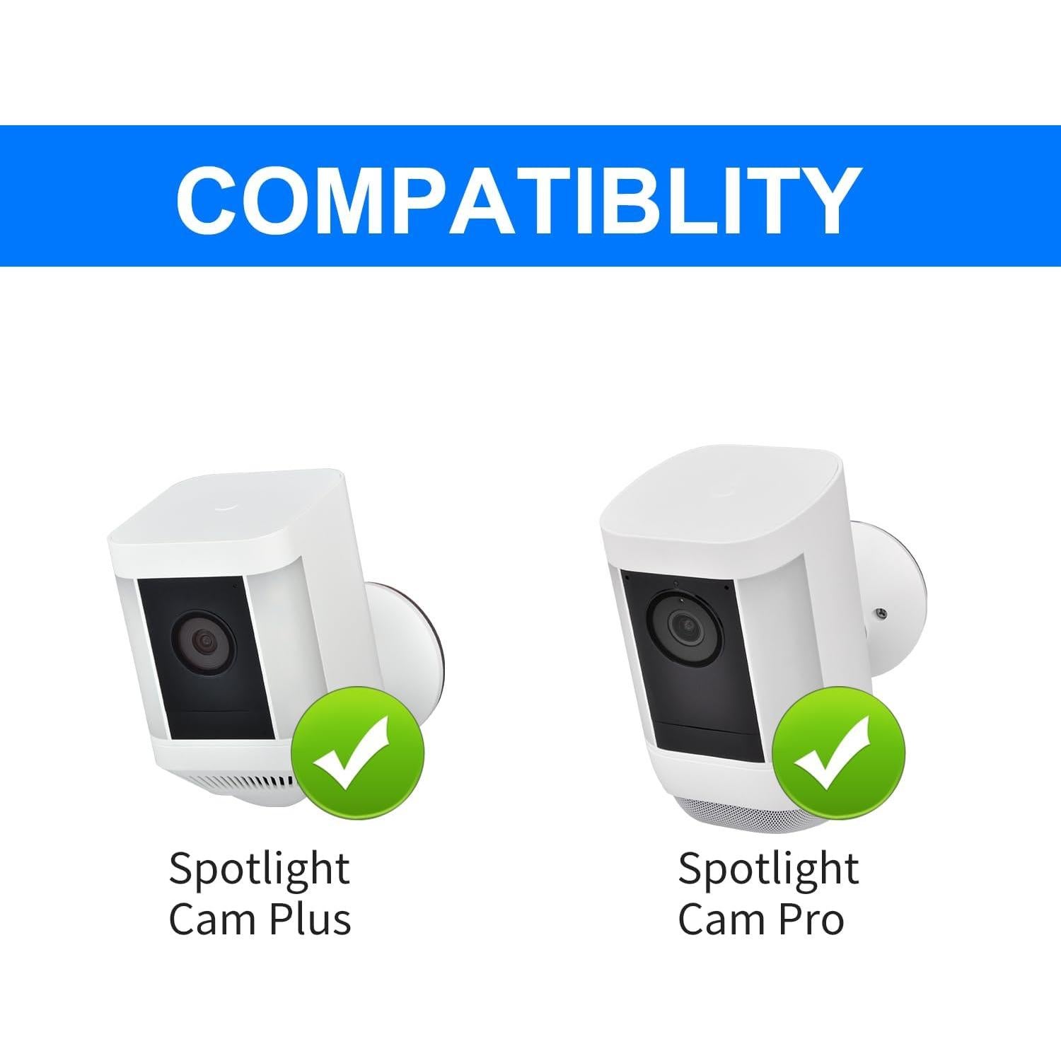 Soporte de Pared Ajustable Prestantious para Ring Spotlight Cam