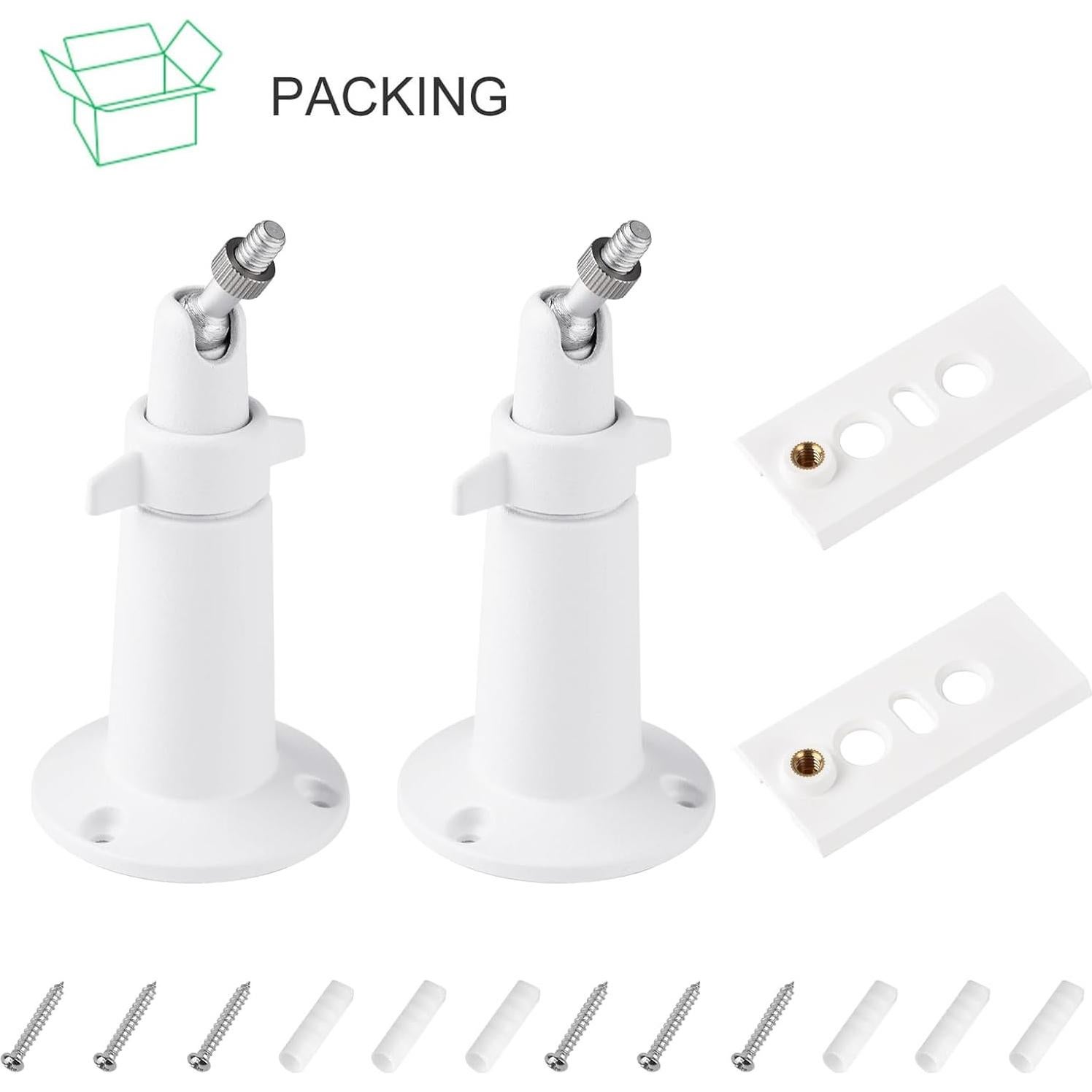 Soporte de Pared Ajustable SKY Direct para Ring Cam Batería - Paquete de 2