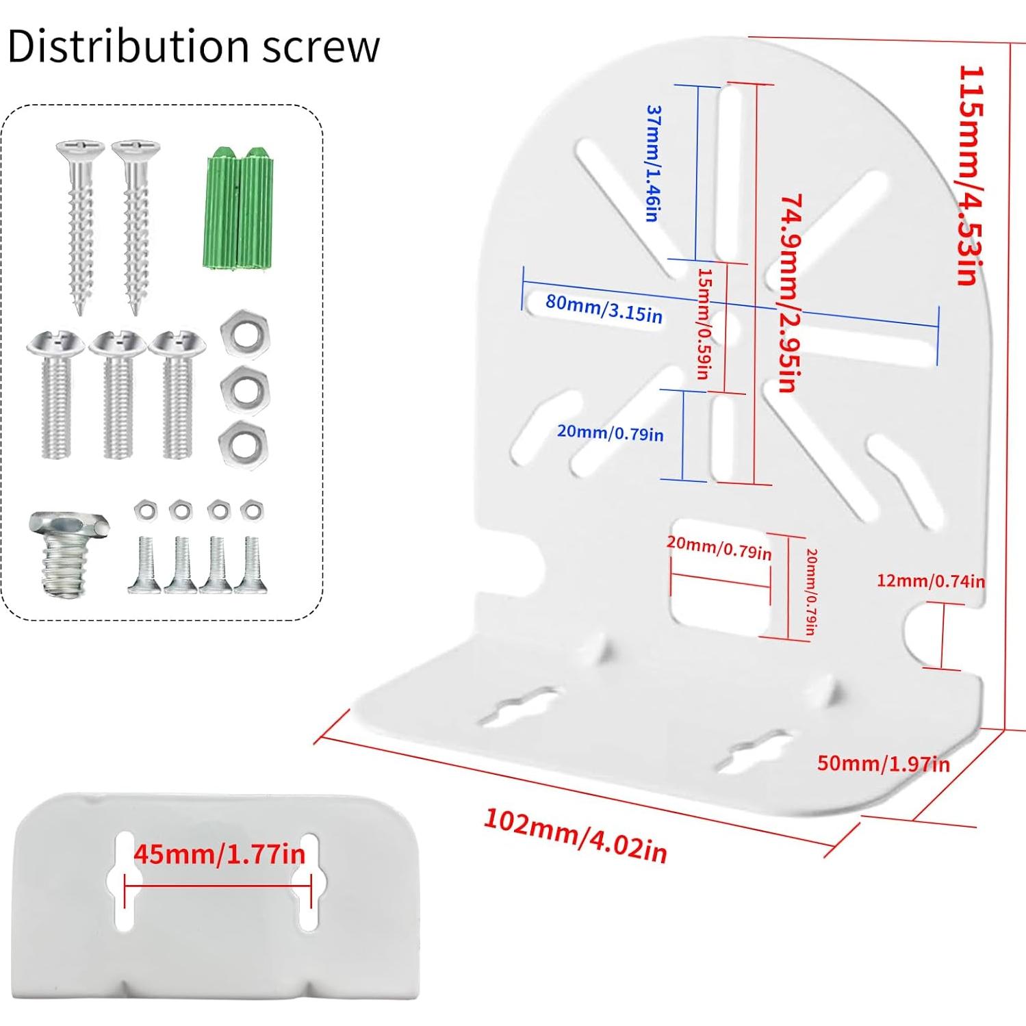 Soporte de Montaje para Cámara Domo DaHua - 2 Piezas