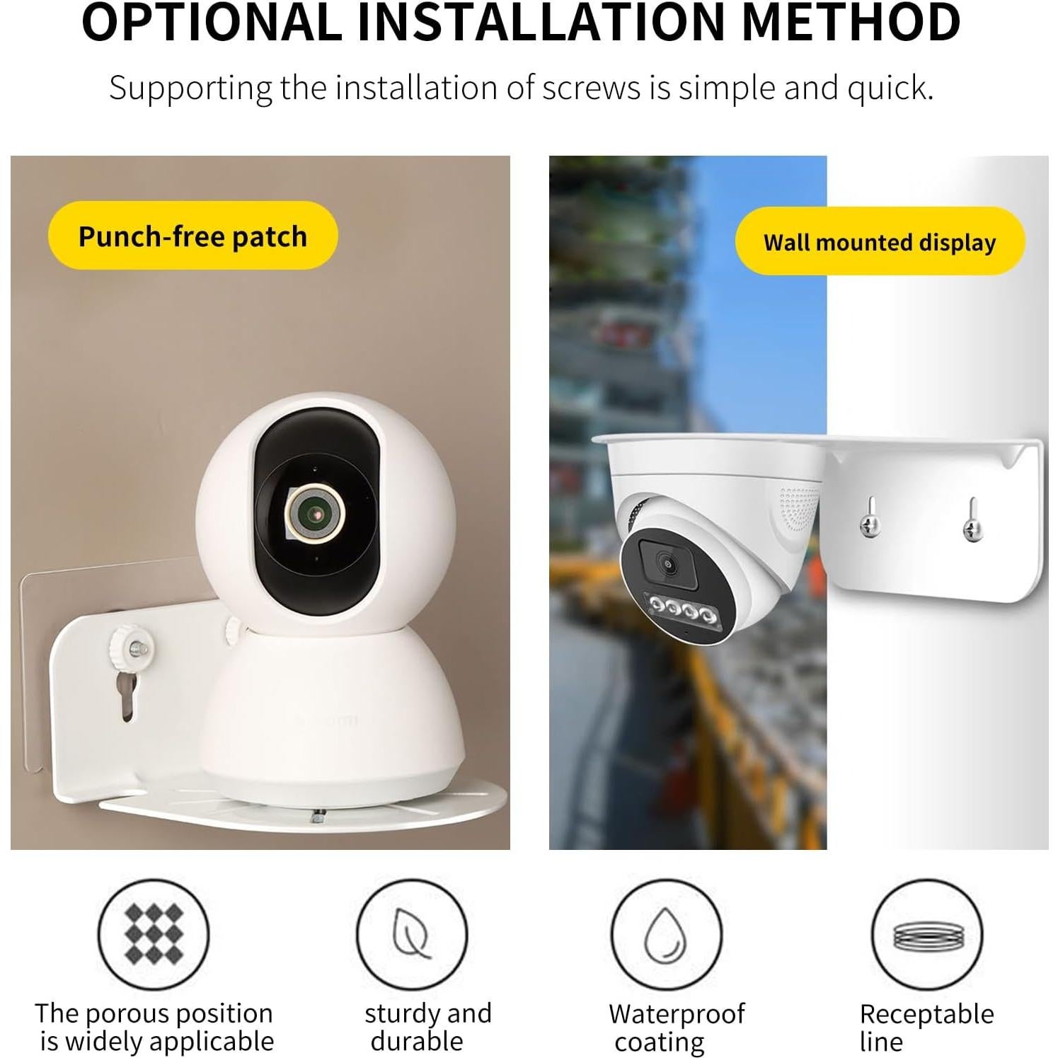 Soporte de Montaje para Cámara Domo DaHua - 2 Piezas