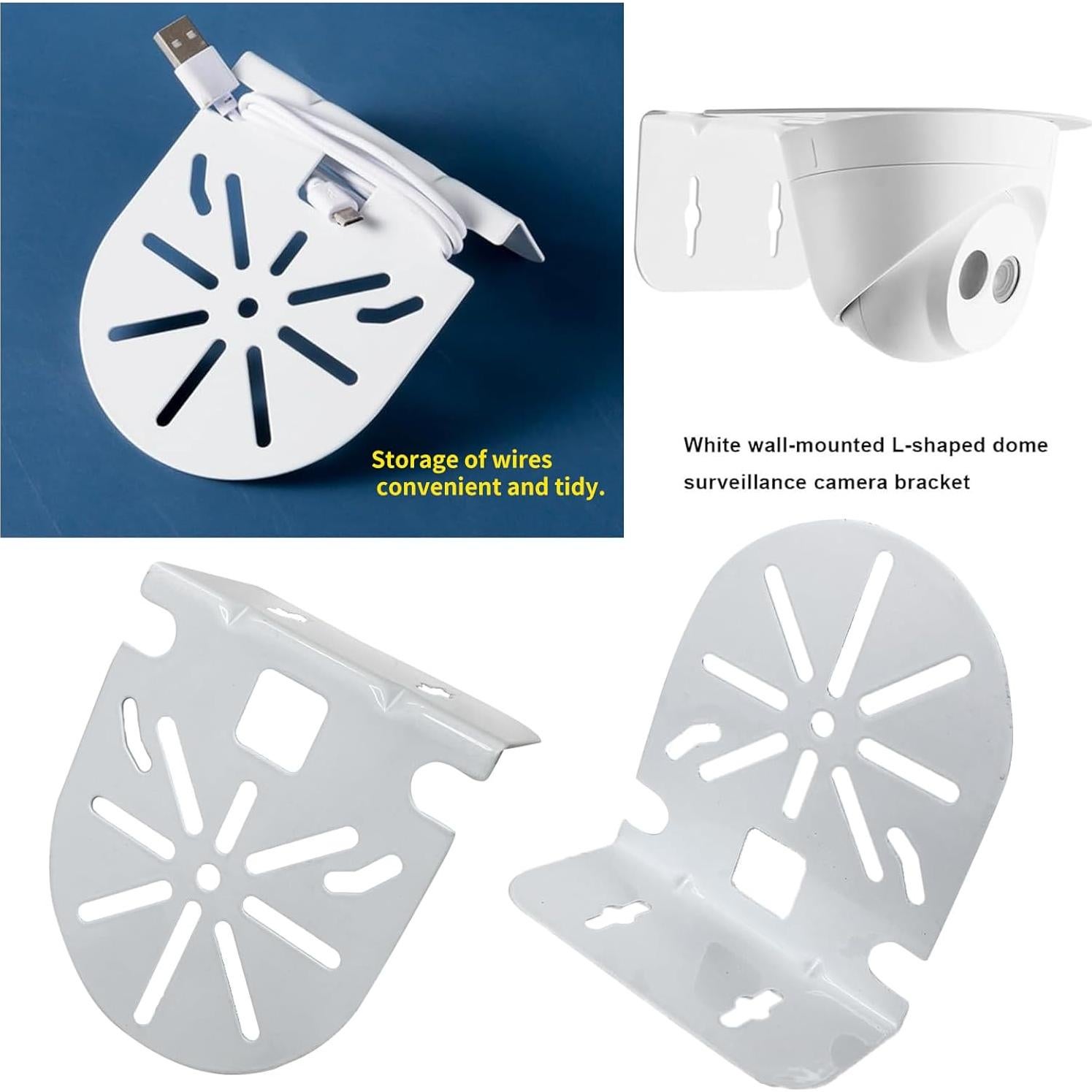 Soporte de Montaje para Cámara Domo DaHua - 2 Piezas