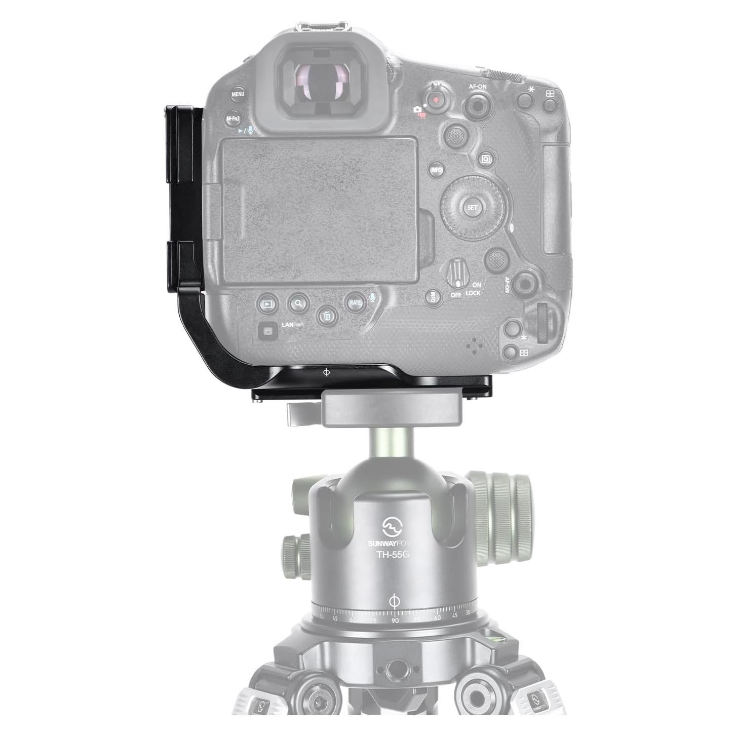 Soporte en L SUNWAYFOTO PCL-R1 para Cámara Canon EOS R1