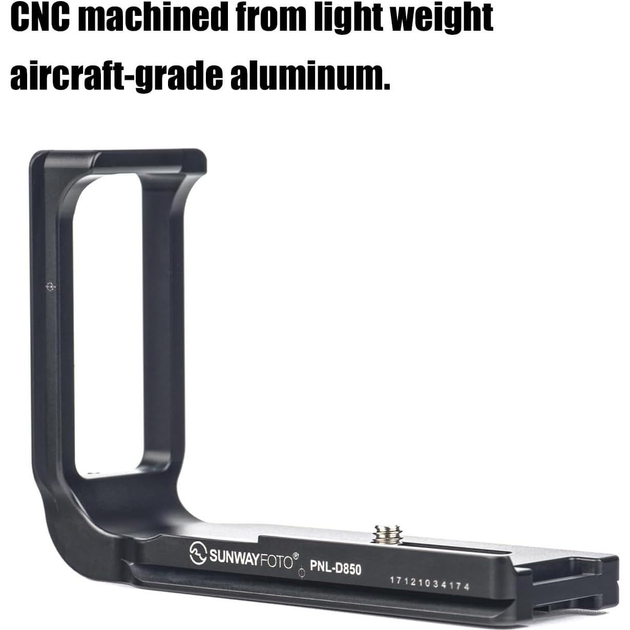 Soporte en L para Cámara D850 Genérico - Placa QR 120mm