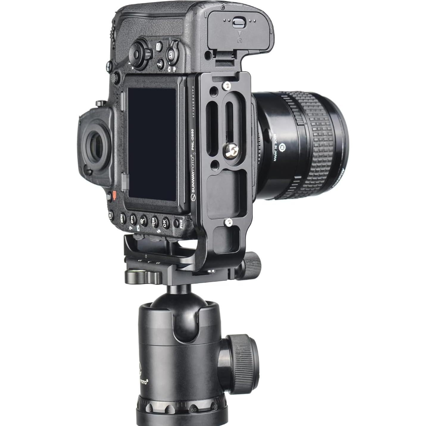 Soporte en L para Cámara D850 Genérico - Placa QR 120mm