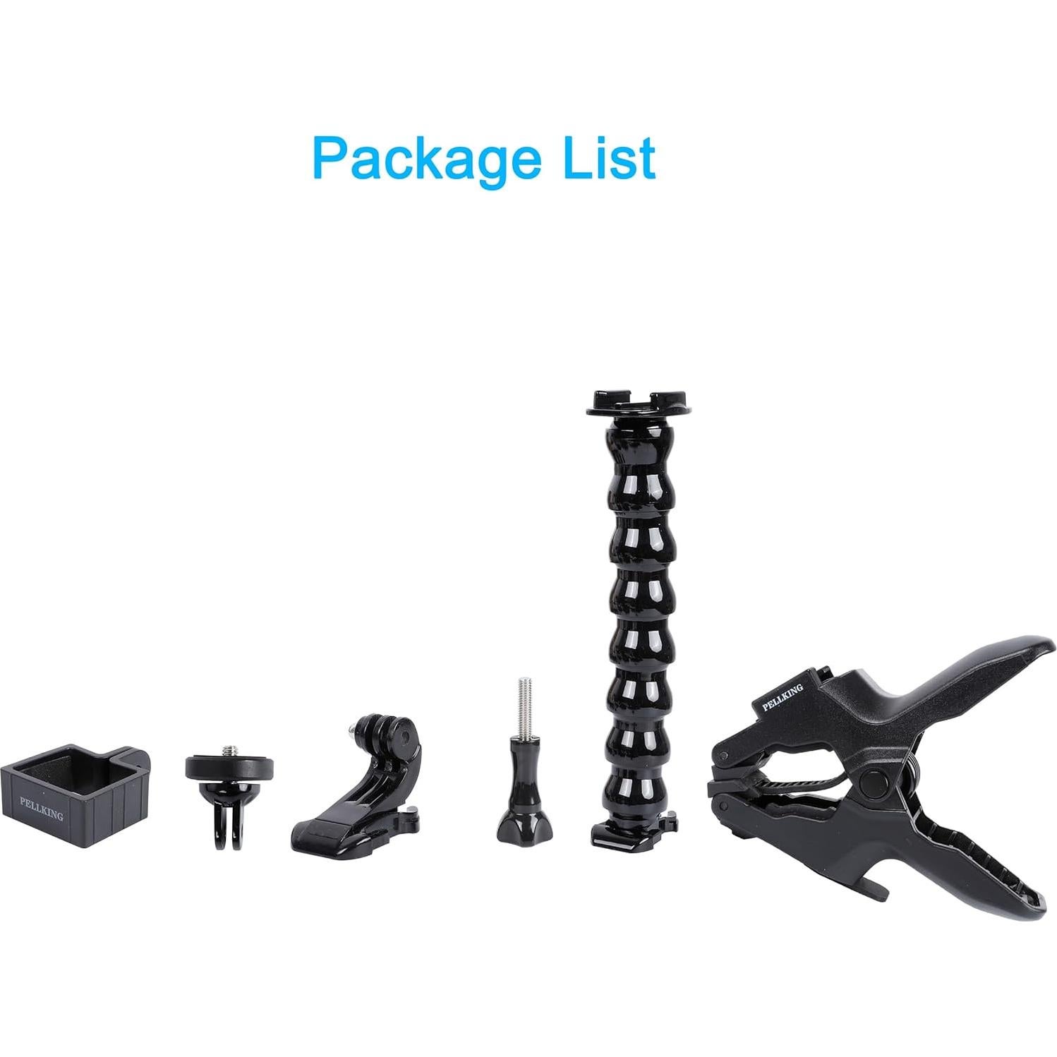 Soporte de Sujeción PellKing Gooseneck para DJI Osmo Pocket 3 y GoPro