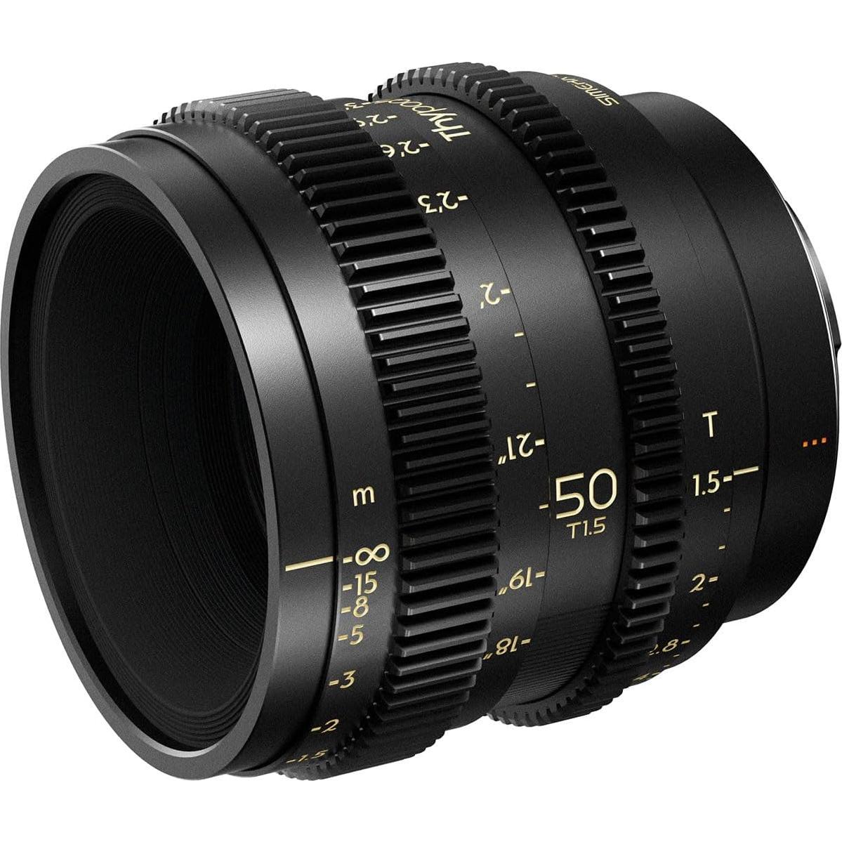 Lente Cine Prime Simera-C T1.5 50mm para Sony E - Negro