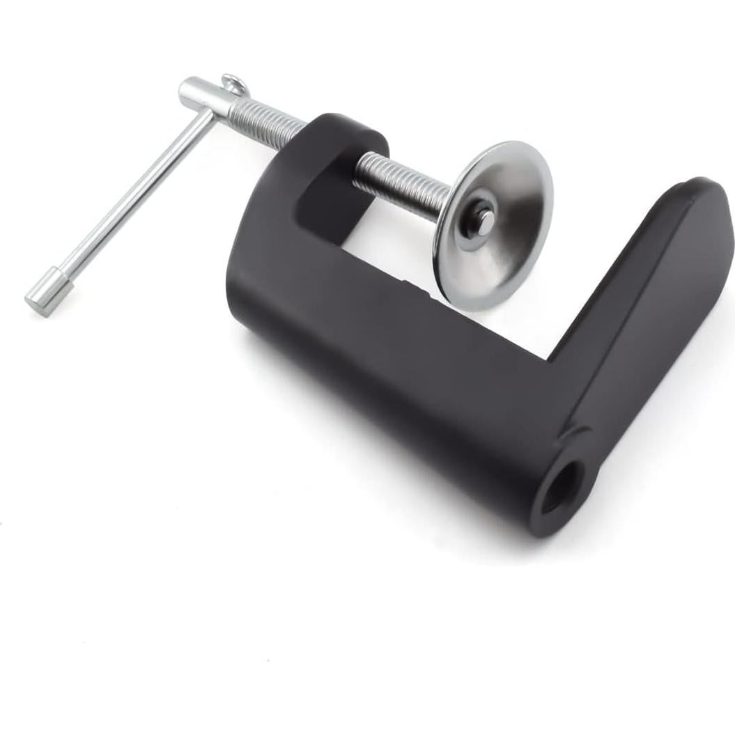 Abrazadera de Montaje en Mesa Tipo C Aluminio Negro 5.5 cm