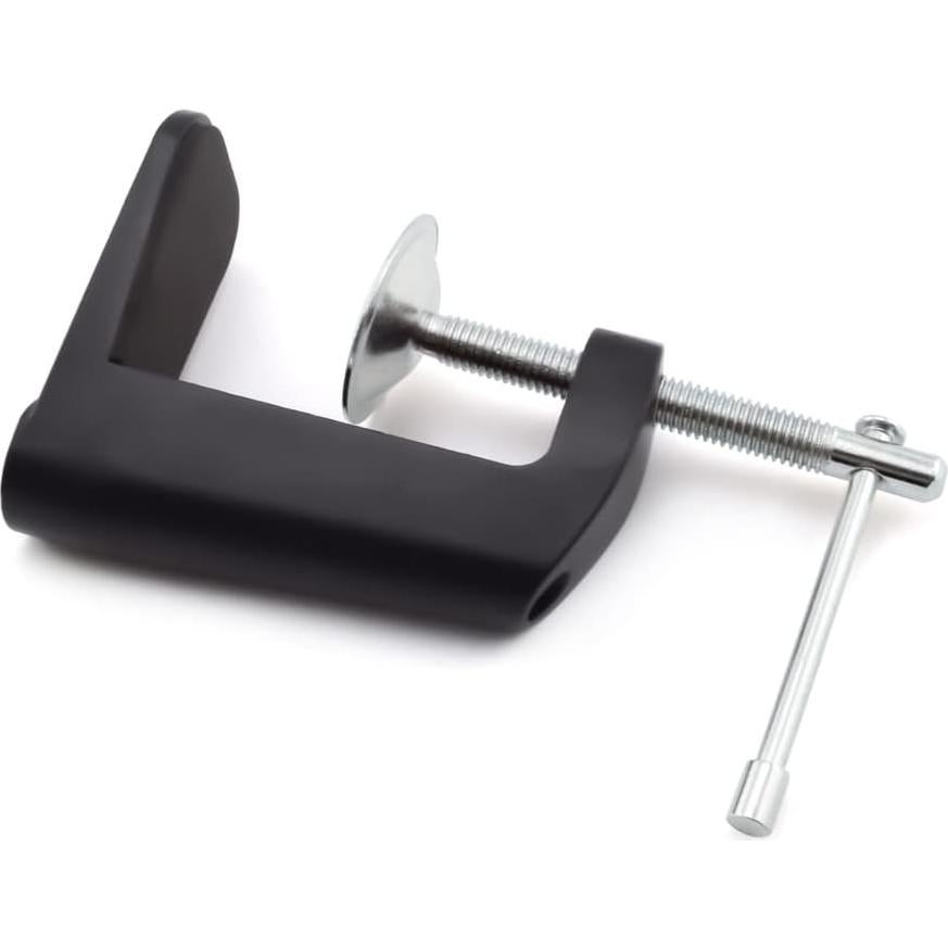 Abrazadera de Montaje en Mesa Tipo C Aluminio Negro 5.5 cm