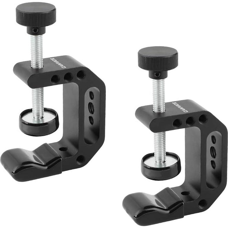 Abrazadera de Aluminio CAMVATE con Socket 1/4" y 3/8" - 2 Piezas