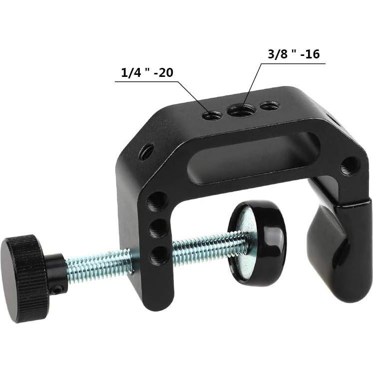 Abrazadera de Aluminio CAMVATE con Socket 1/4" y 3/8" - 2 Piezas