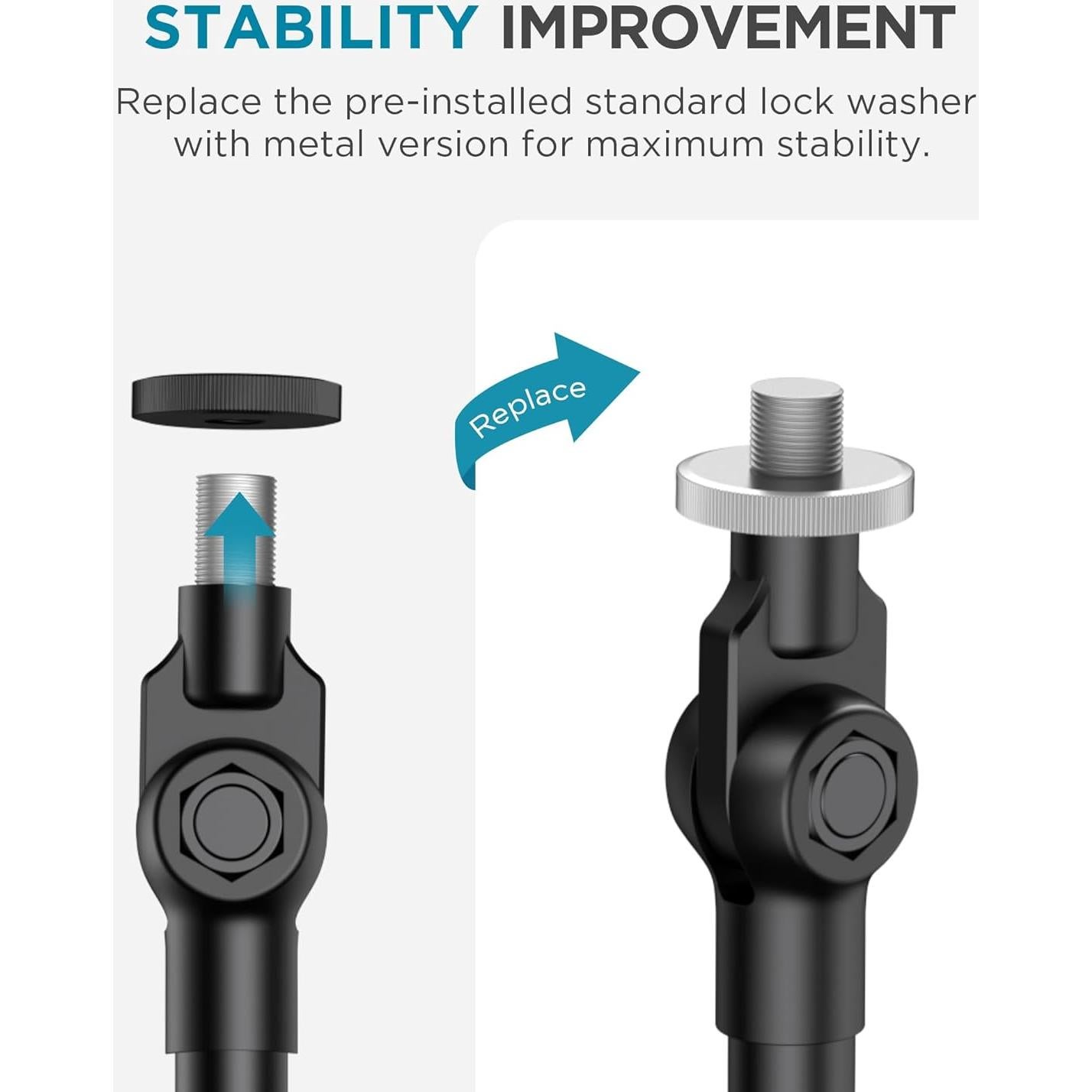 Soporte Telescópico para Webcam InnoGear WTS29 con Soporte para Teléfono