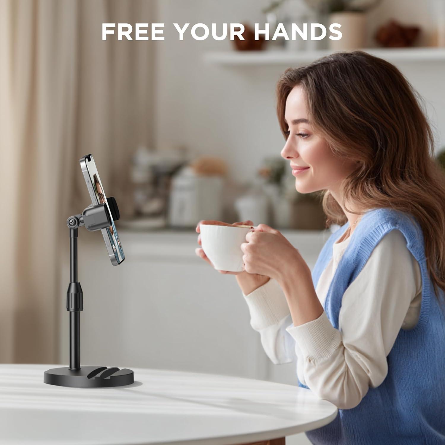 Soporte Telescópico para Webcam InnoGear WTS29 con Soporte para Teléfono