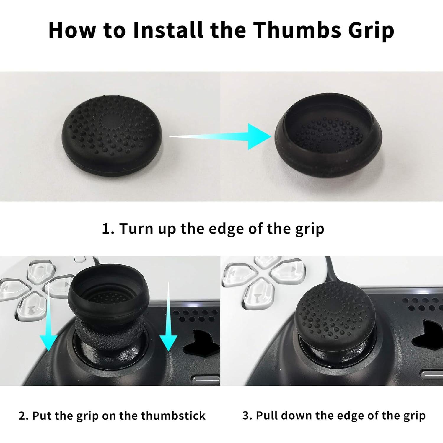 Funda de Silicona Antideslizante eXtremeRate PS5 Blanca