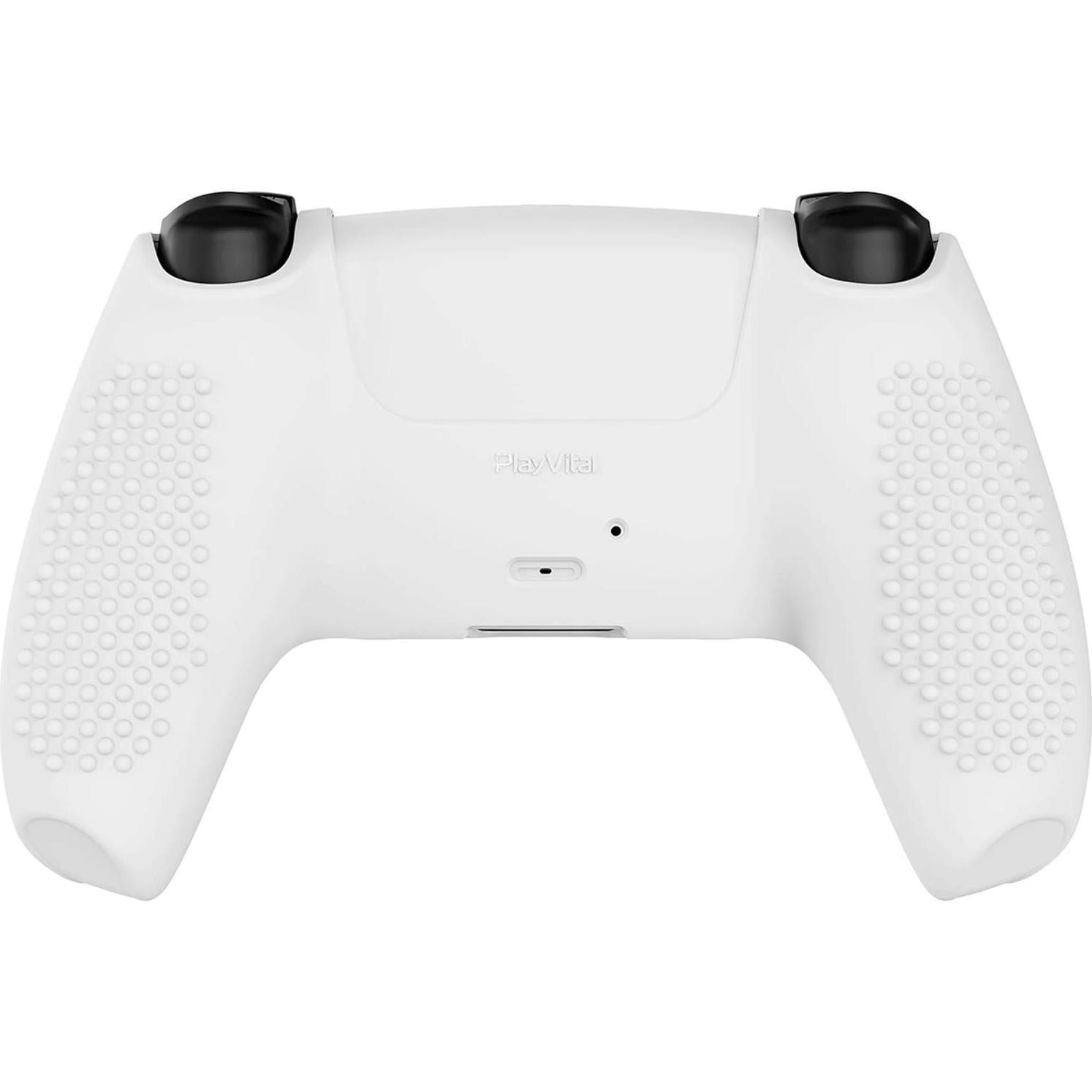 Funda de Silicona Antideslizante eXtremeRate PS5 Blanca