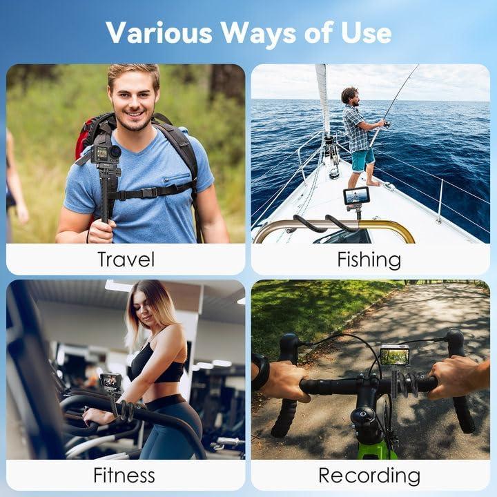 Abrazadera Montaje Flexible Gamiity para GoPro e Insta360