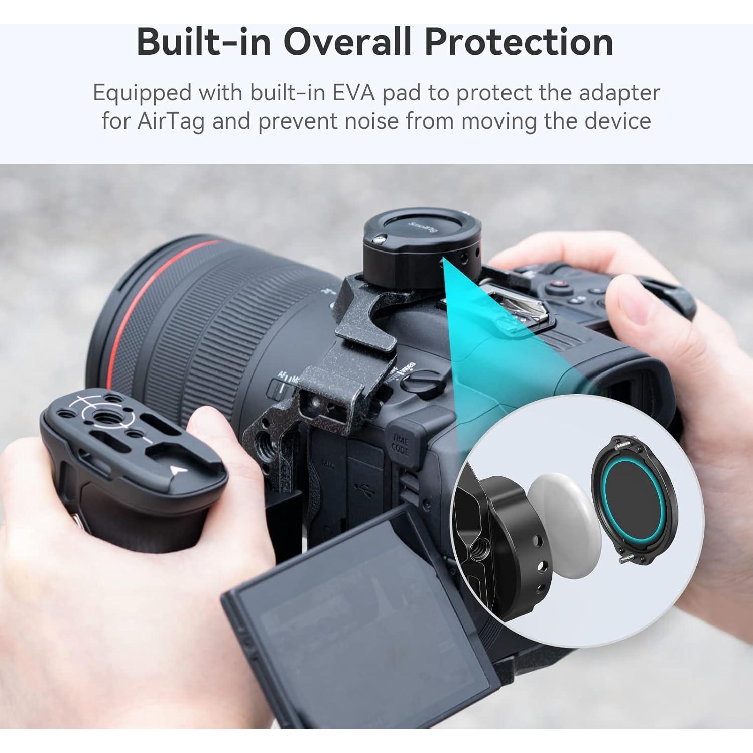 Cage para AirTag SmallRig MD4149 con Doble Montaje 1/4"-20