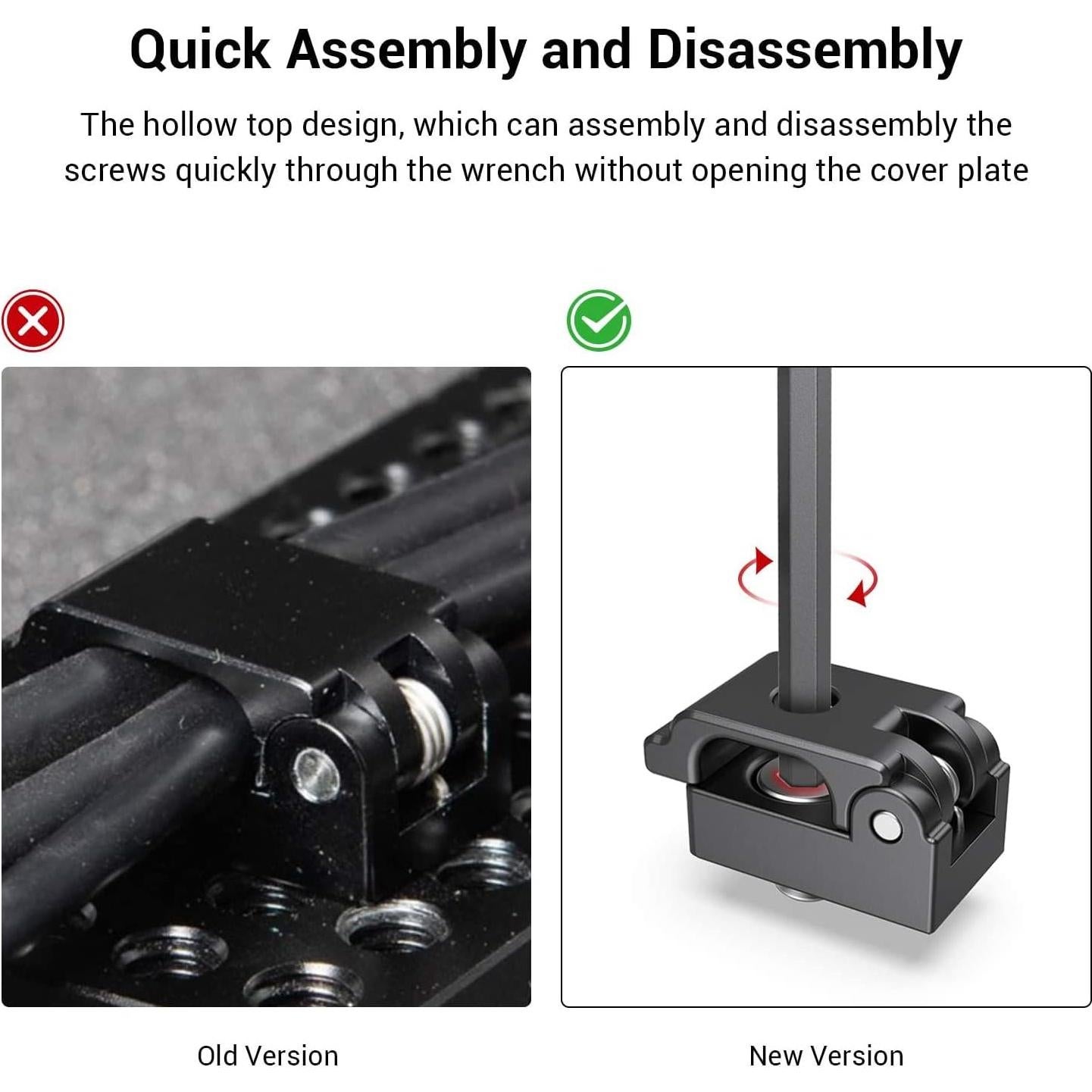 Abrazadera de Cable de Resorte PequeñoRig MD2418 - 2 Pcs