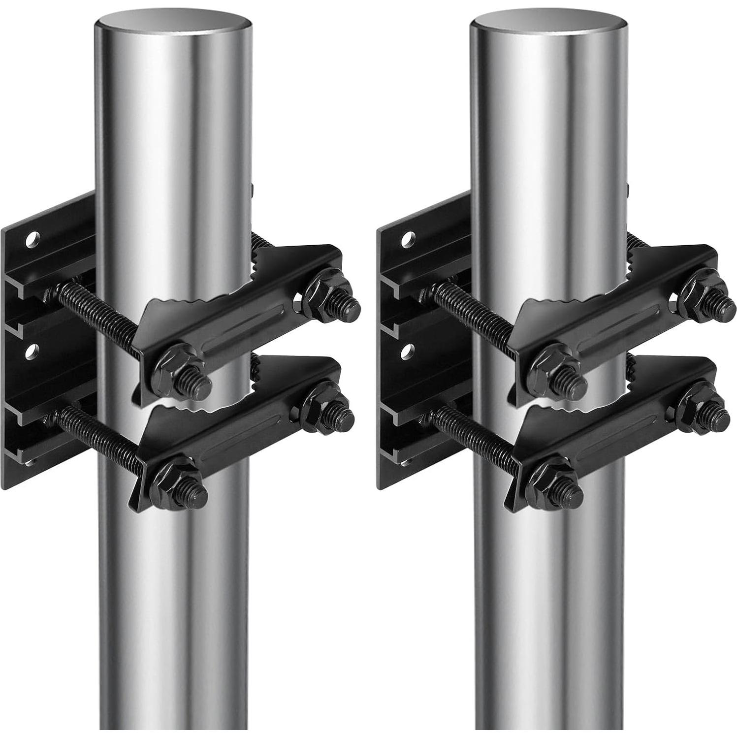 Kit de Montaje en Poste UVKDEENK - 4 Soportes para Antena 6.78 cm